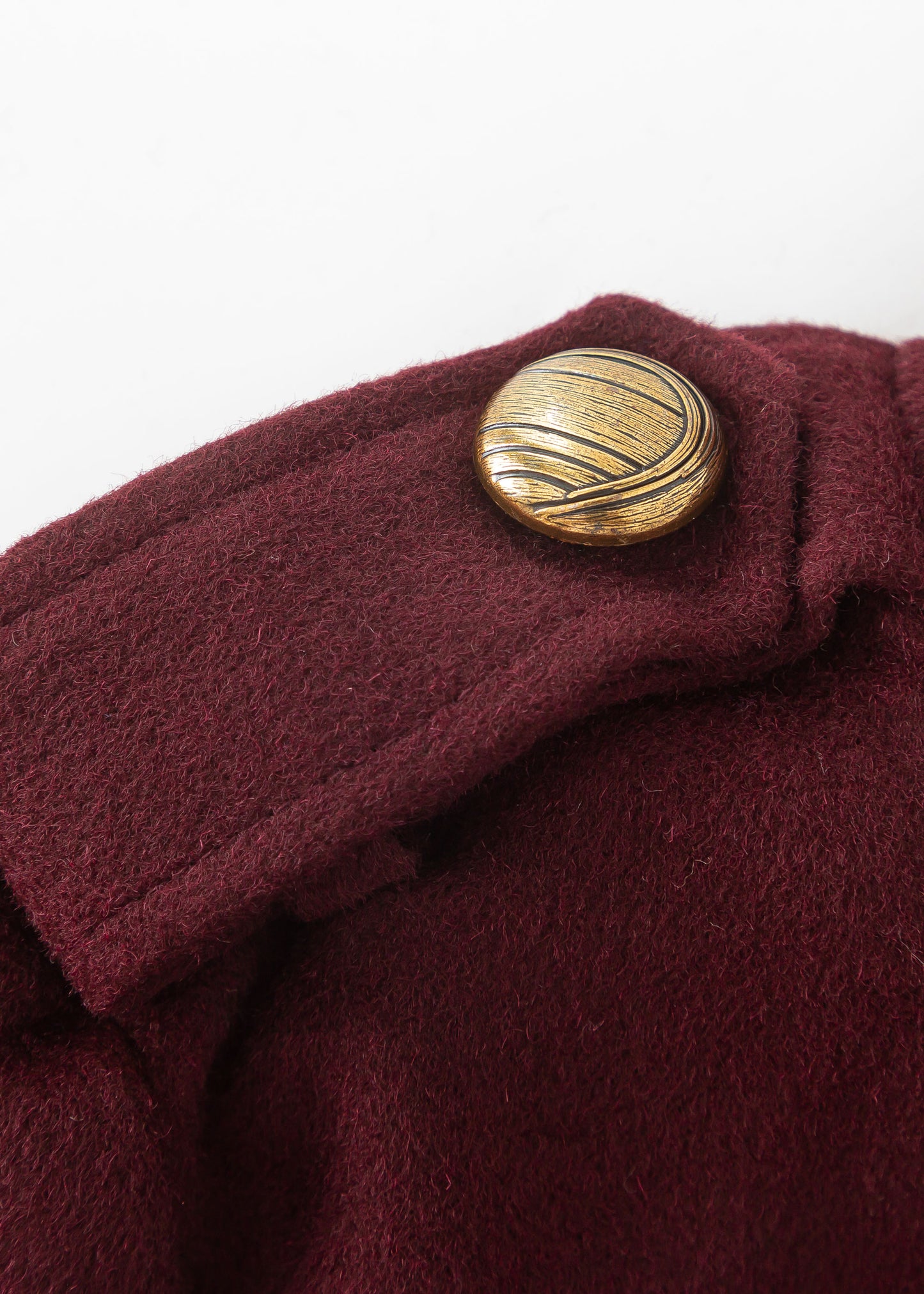 Double Breasted Hooded Wool Coat C3569