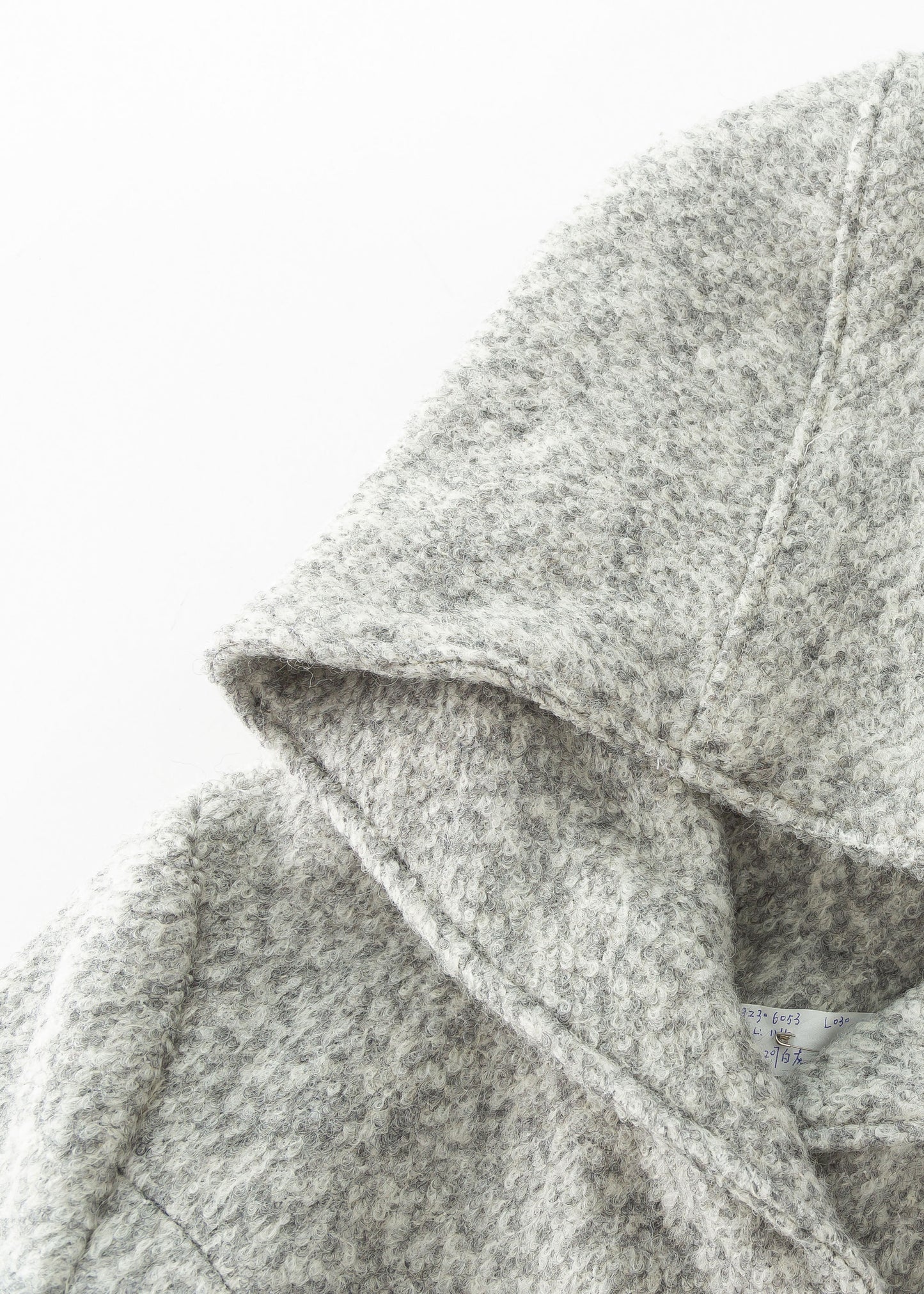 Hooded Wool Coat, Long Wool Coat C3696
