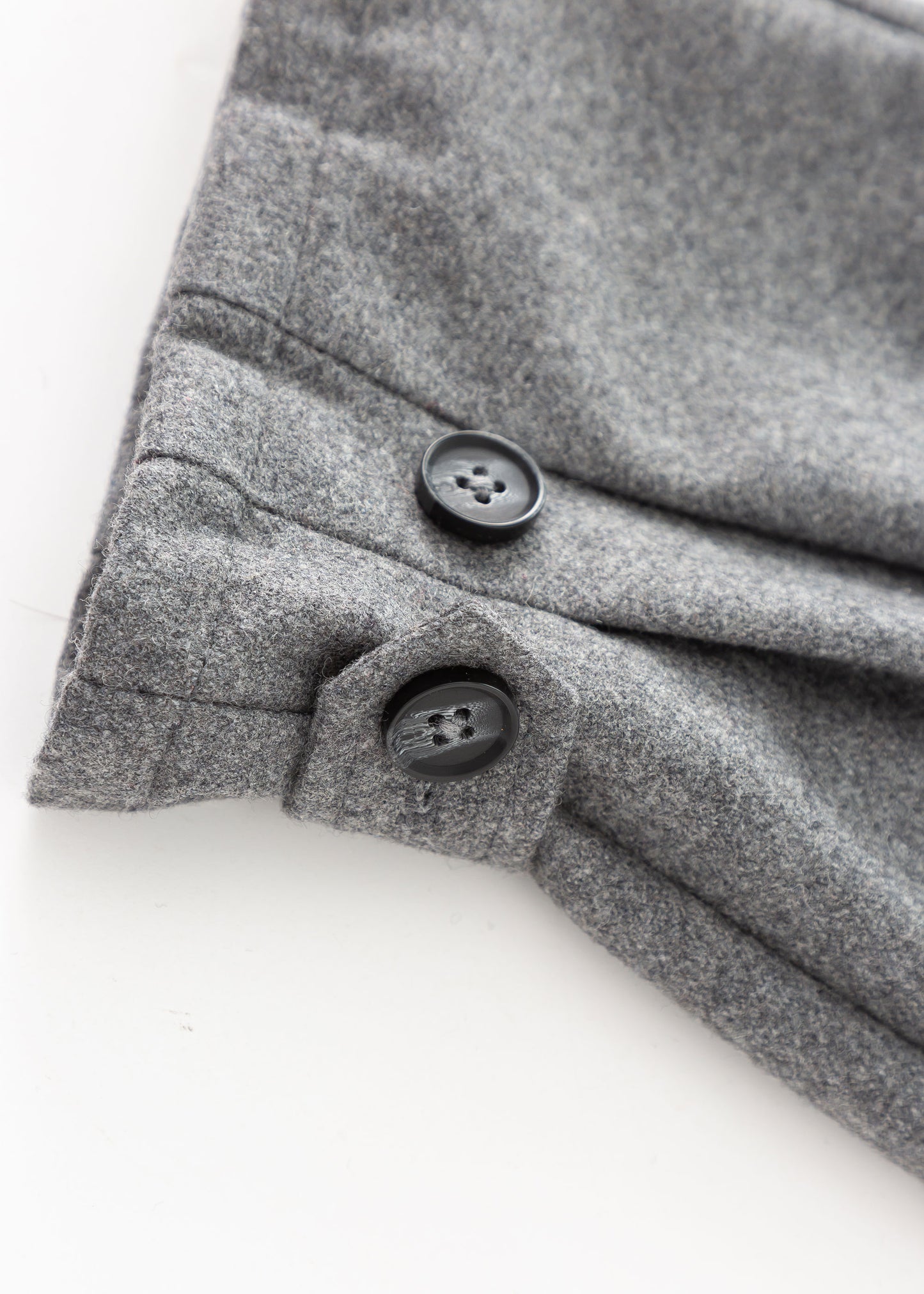 Gray Wool Pants Women, Wool Tapered Pants C3596