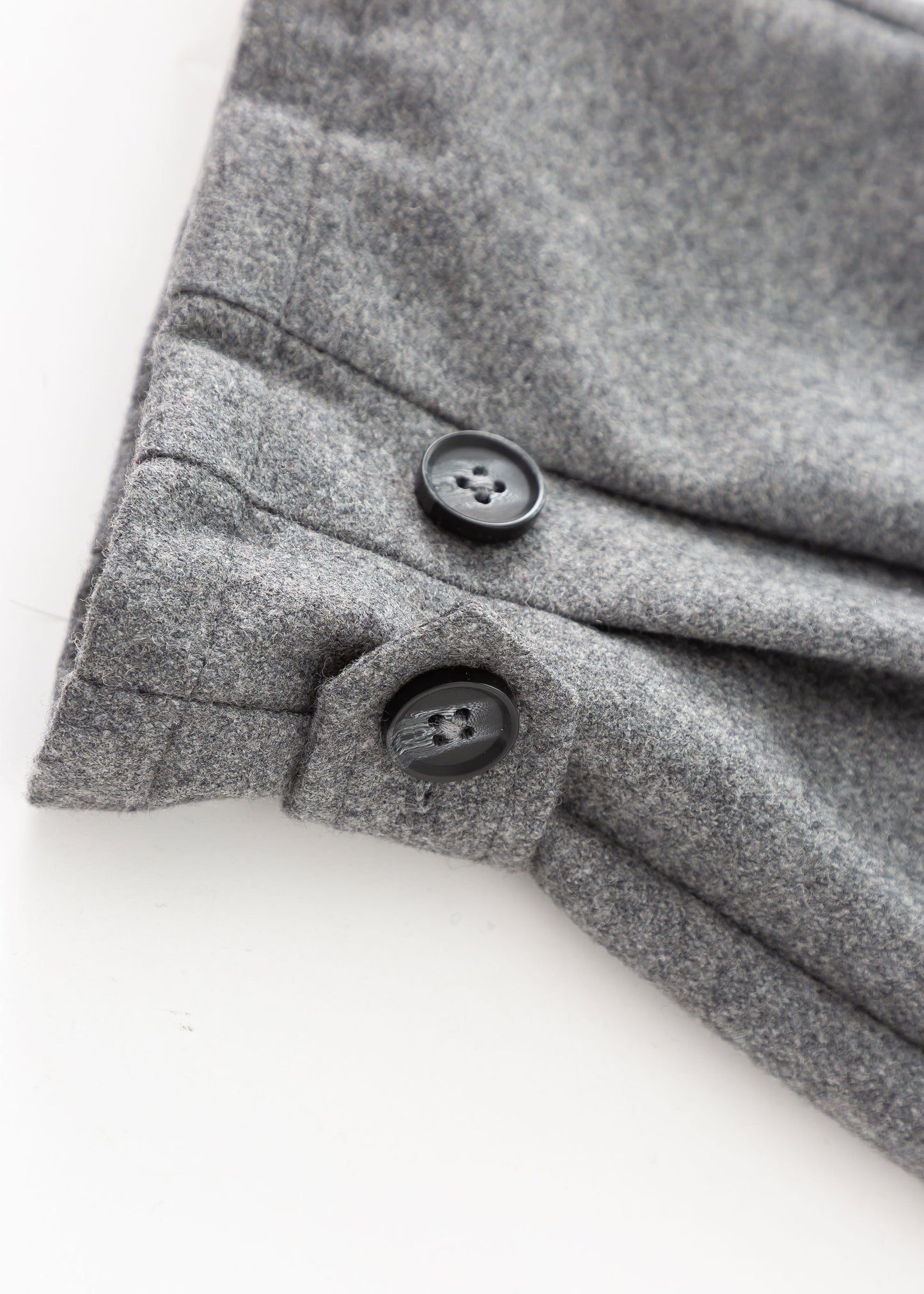 Gray Wool Tapered Pants C4462