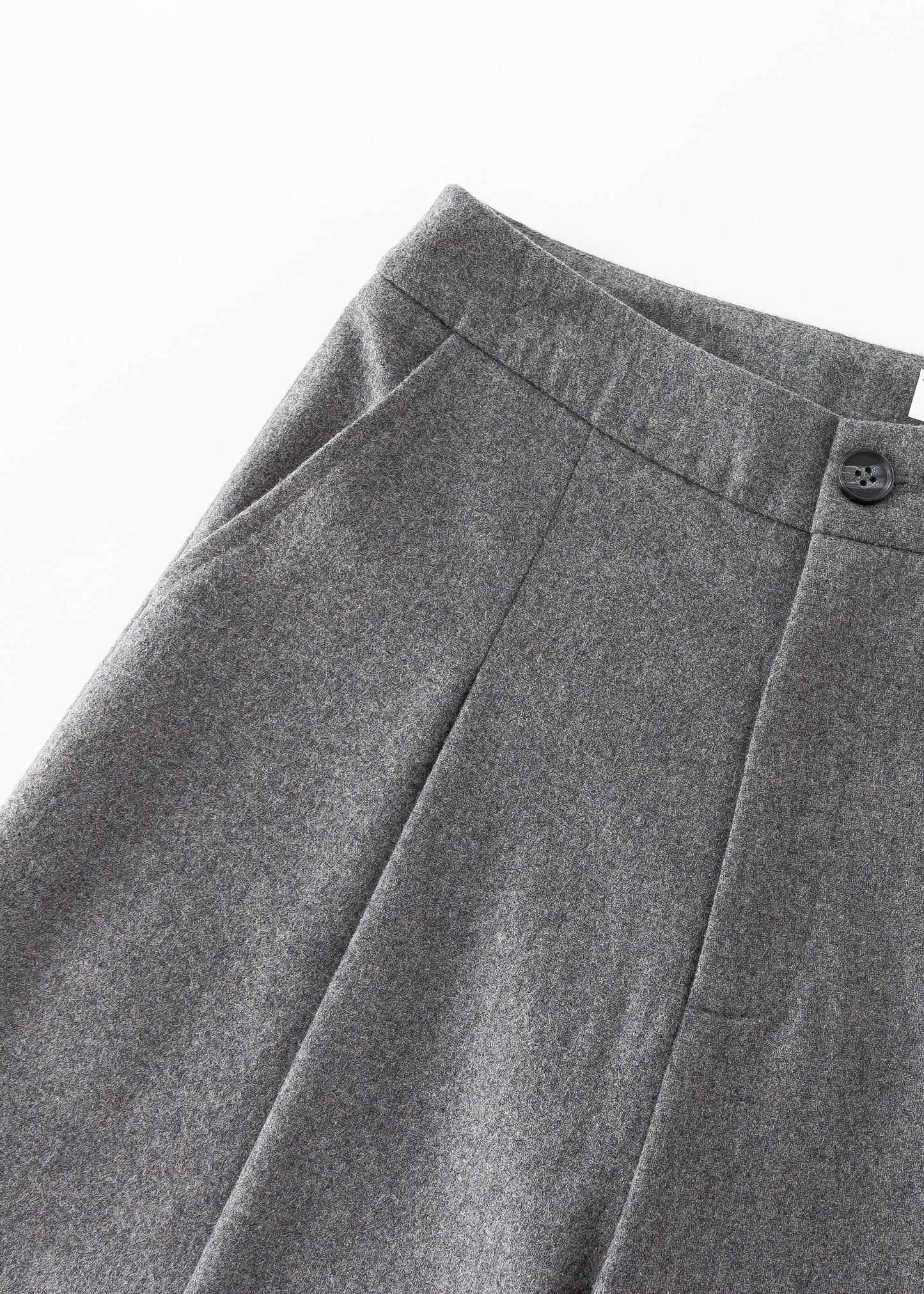 Wide Leg Wool Pants Women C4309