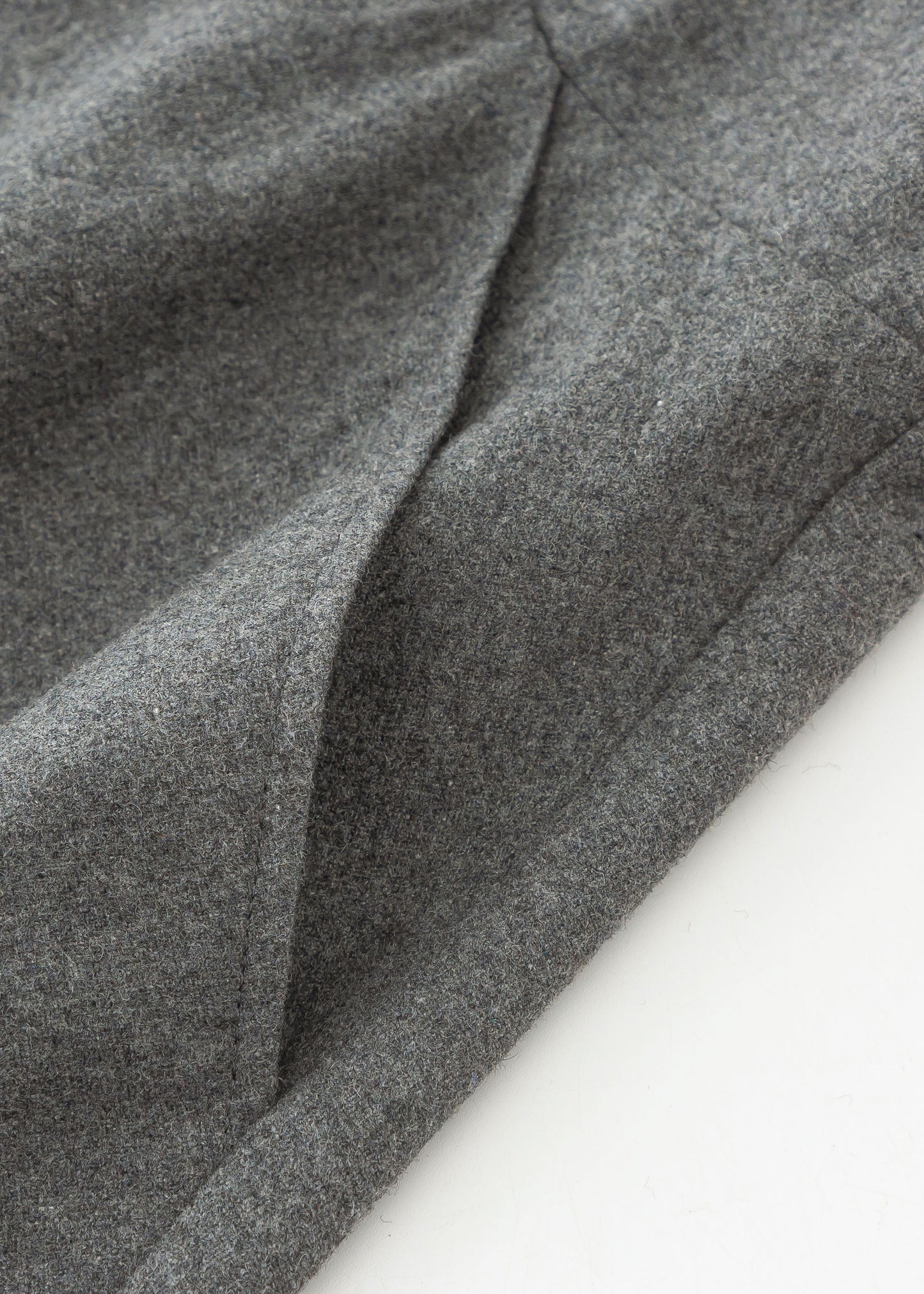 Gray Wool Dress, Button Dress, Pockets Dress C3544