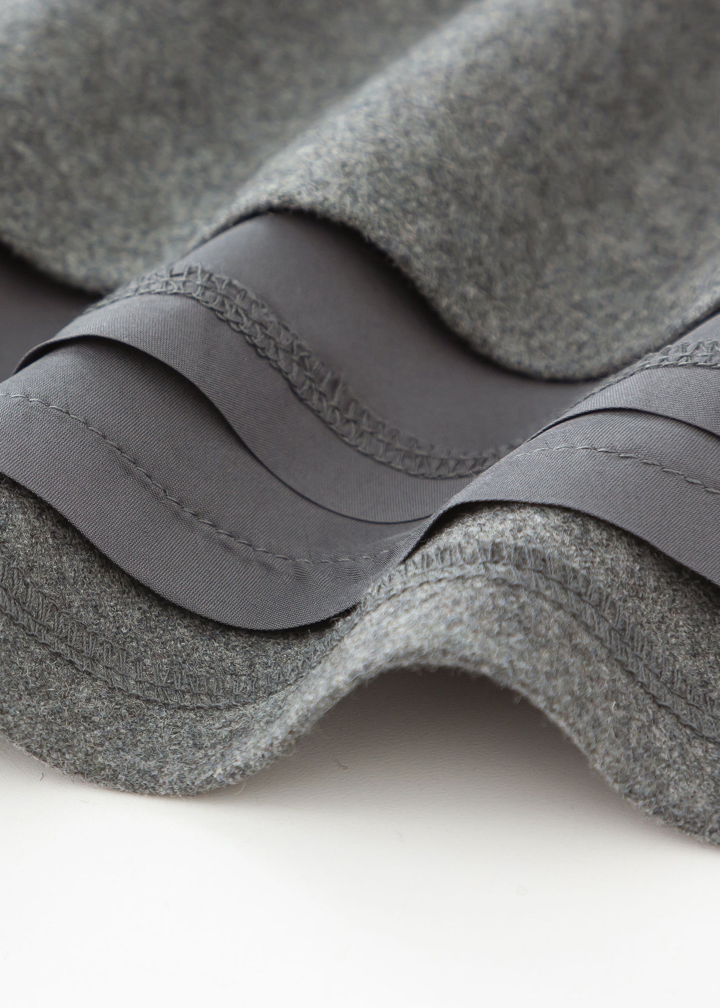 Gray Wool Dress, Button Dress, Pockets Dress C3544