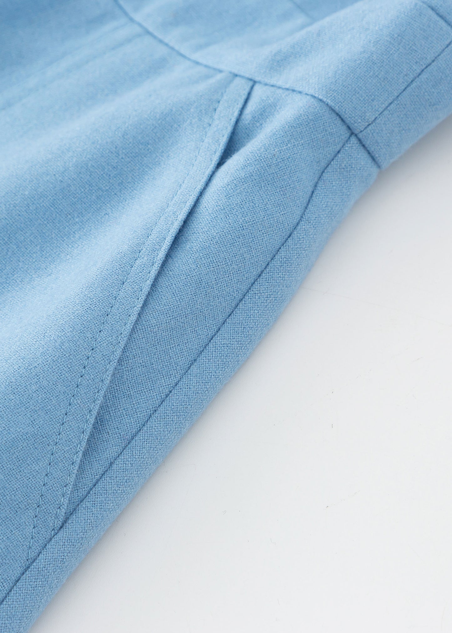 Blue Wool Dress, Winter Dress Women C3541