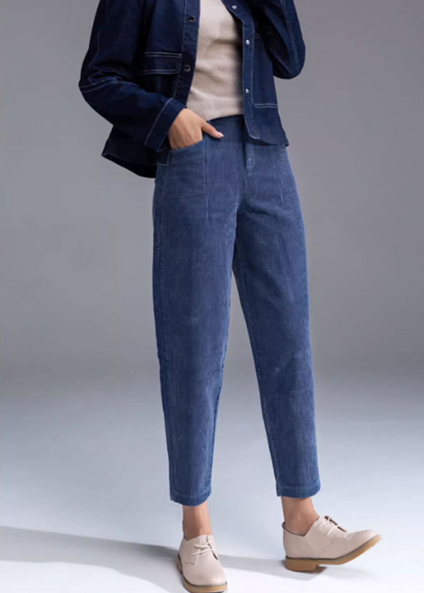 Tapered Corduroy Pants, Long Corduroy Pants C3514