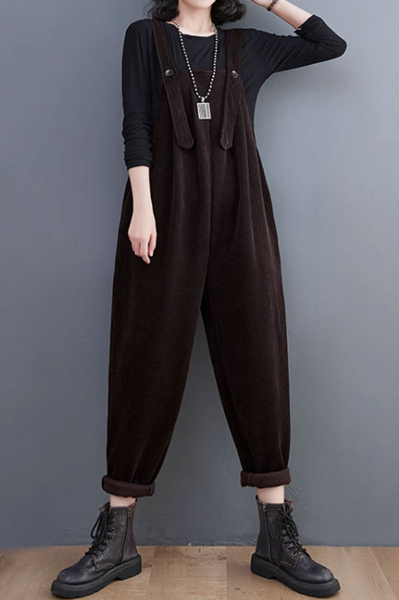 Winter Casual Jumpsuit, Baggy Overalls C3798