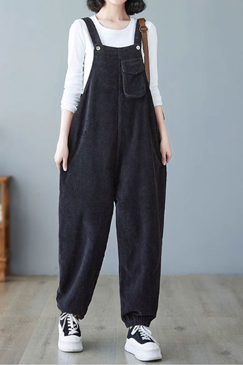Winter Casual Jumpsuit, Baggy Overalls C3818