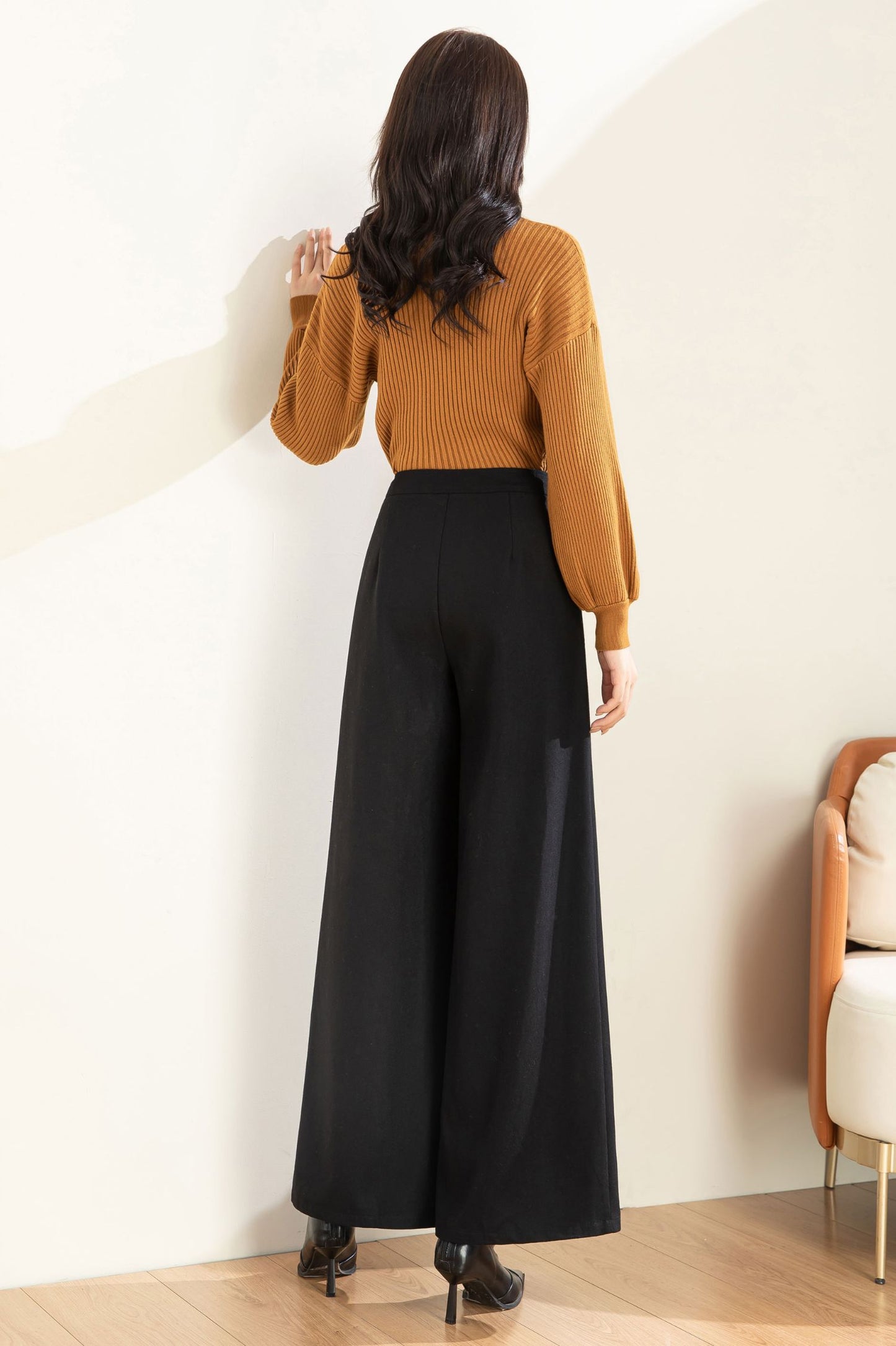 Autumn Winter Wide Leg Pant C3604 -Size XS us2 #CK2301236