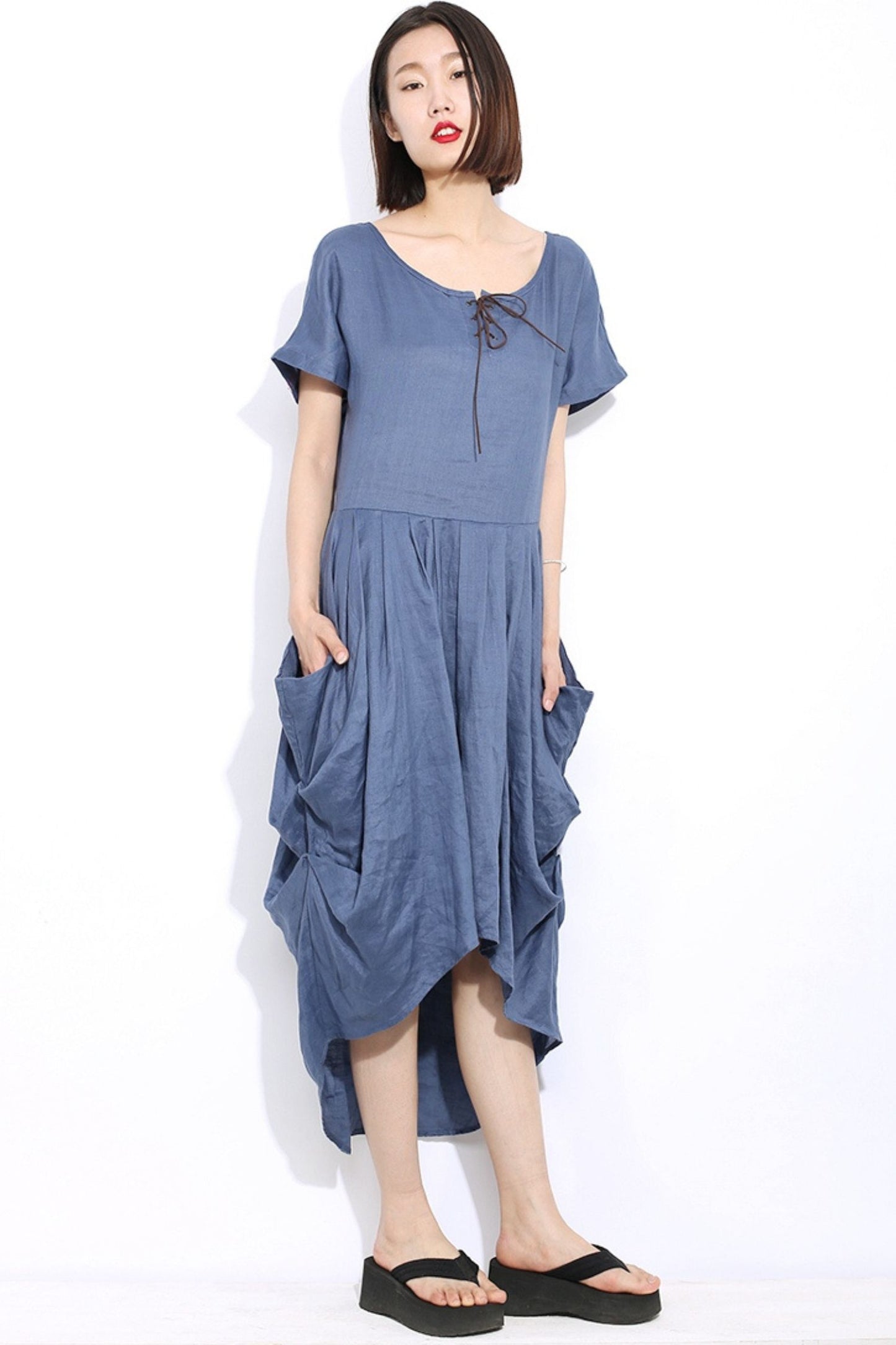 Maxi Dress Unique Sundress Summer Long Dress C297