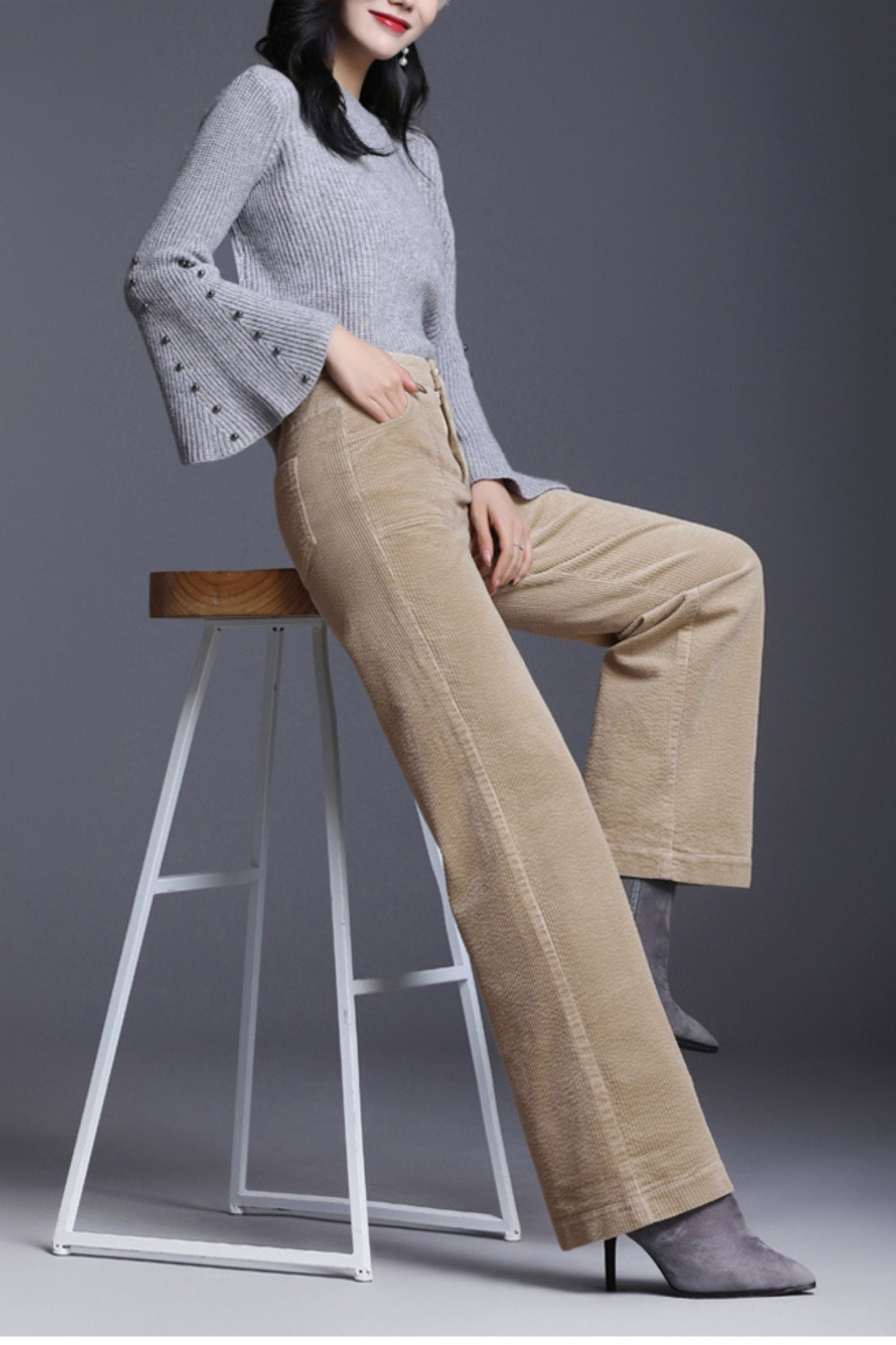 Corduroy autumn long pants c5082