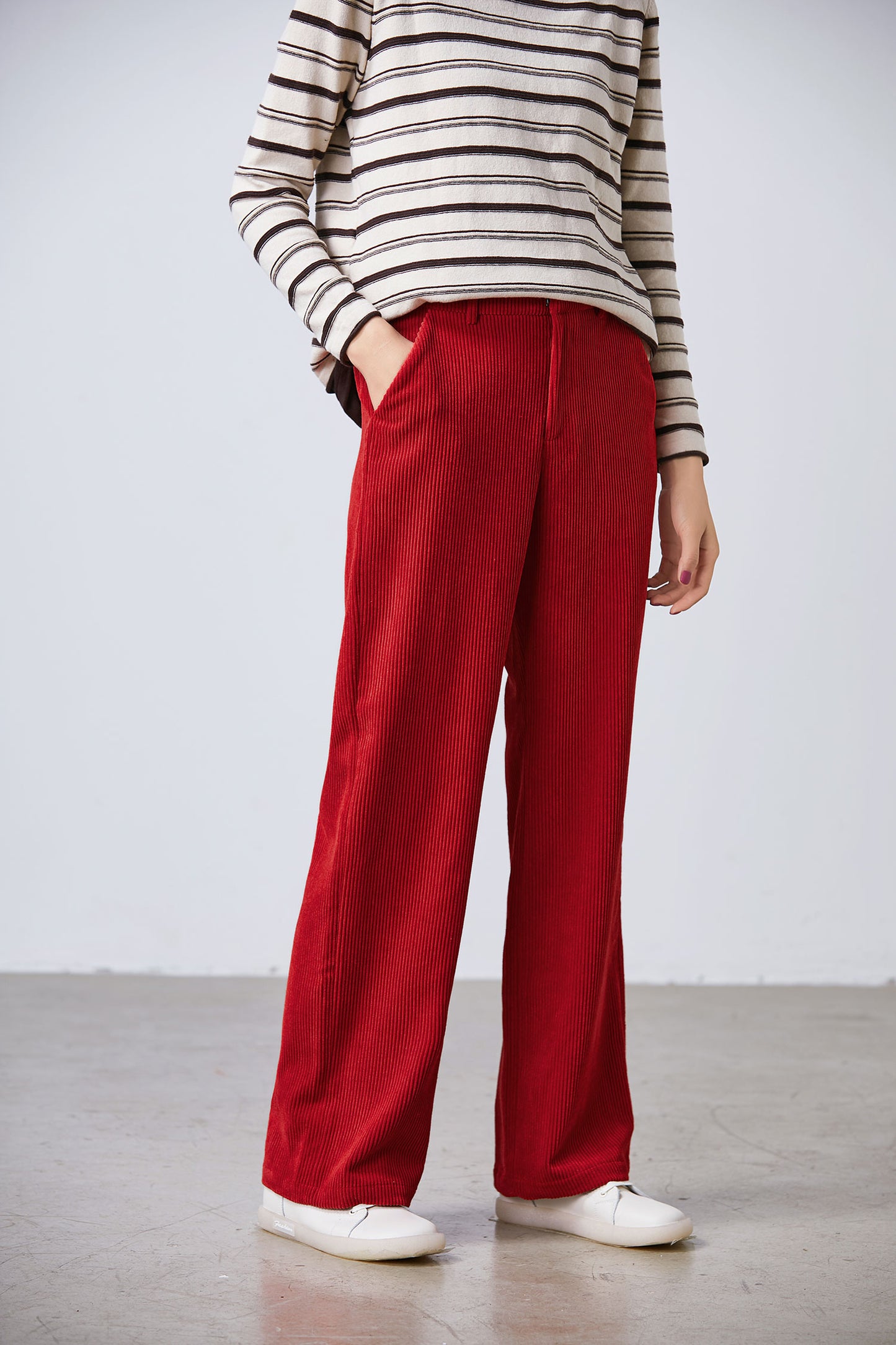 Corduroy palazzo pants, Corduroy pants women C1708
