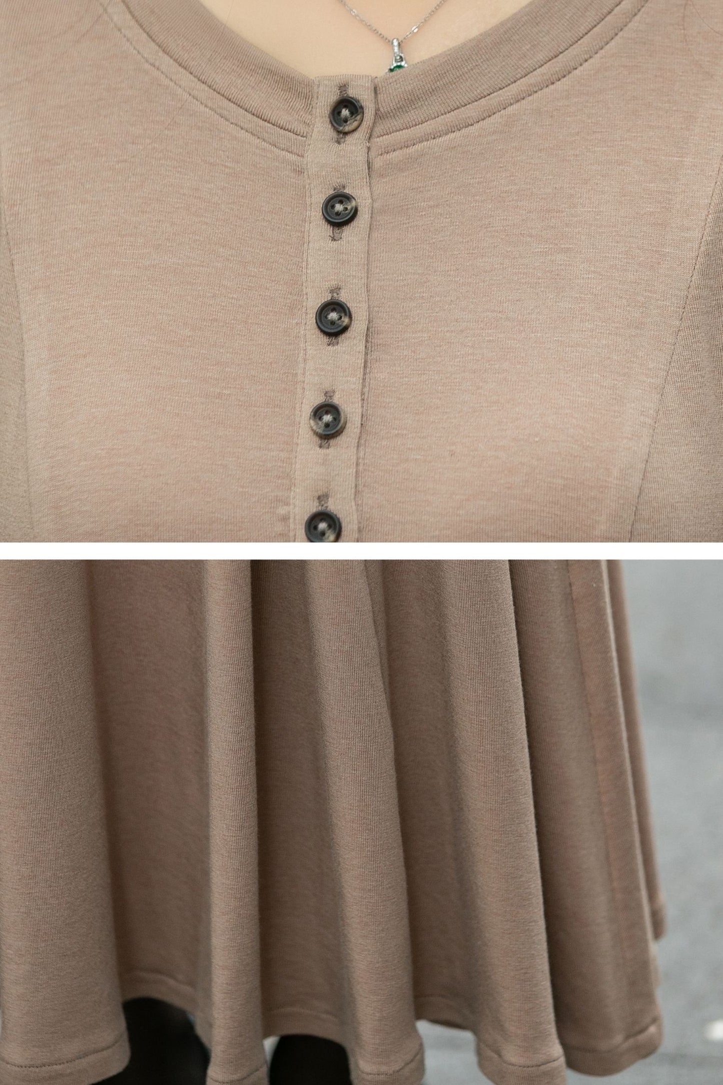Swing elegant autumn knit dress C4507