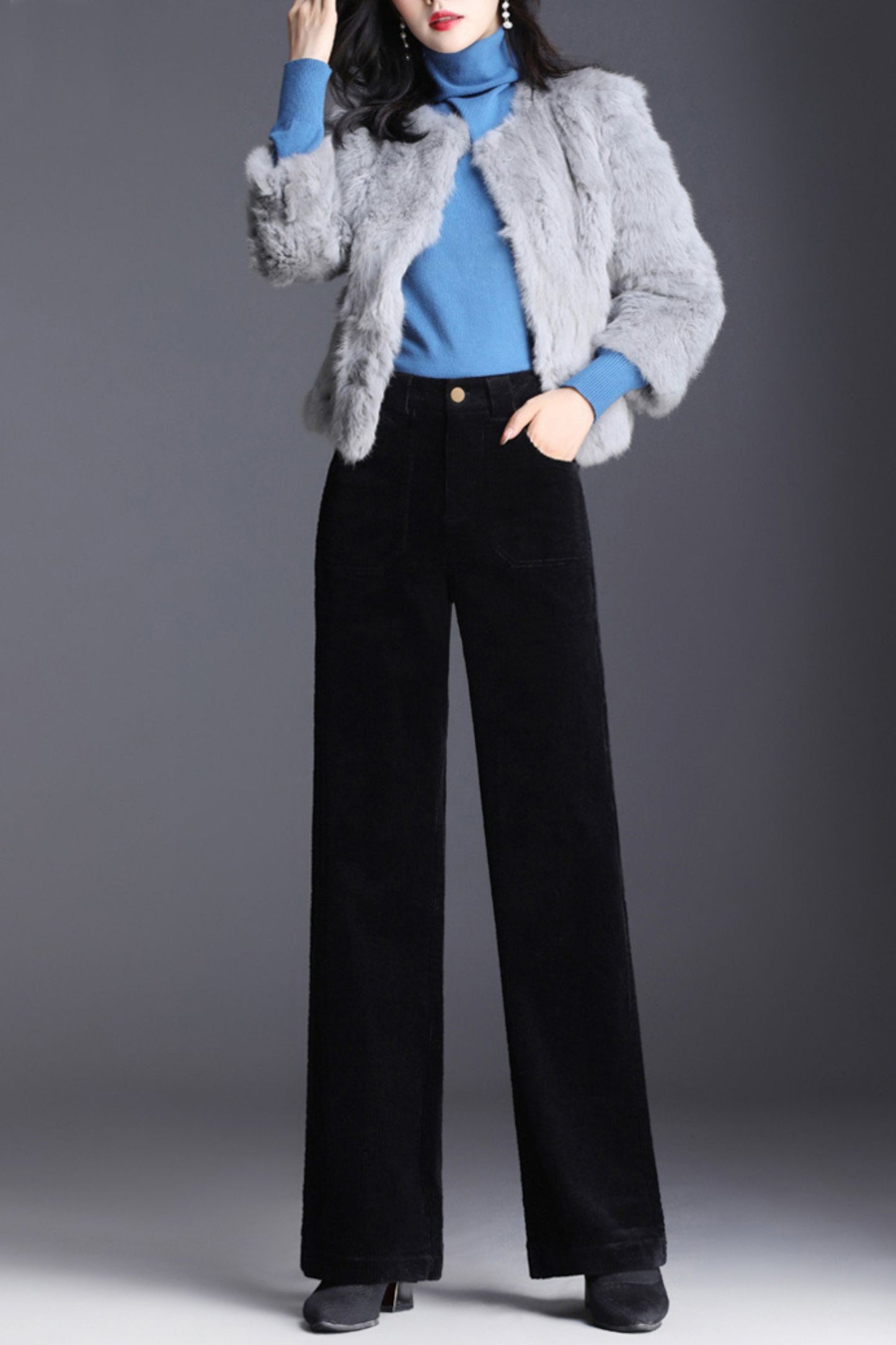 Corduroy autumn long pants c5082