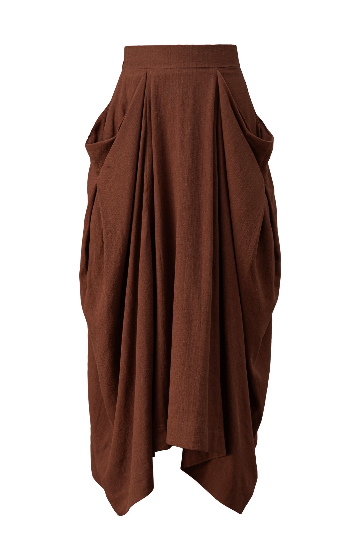 Women's Asymmetrical Casual Linen Skirt C3918