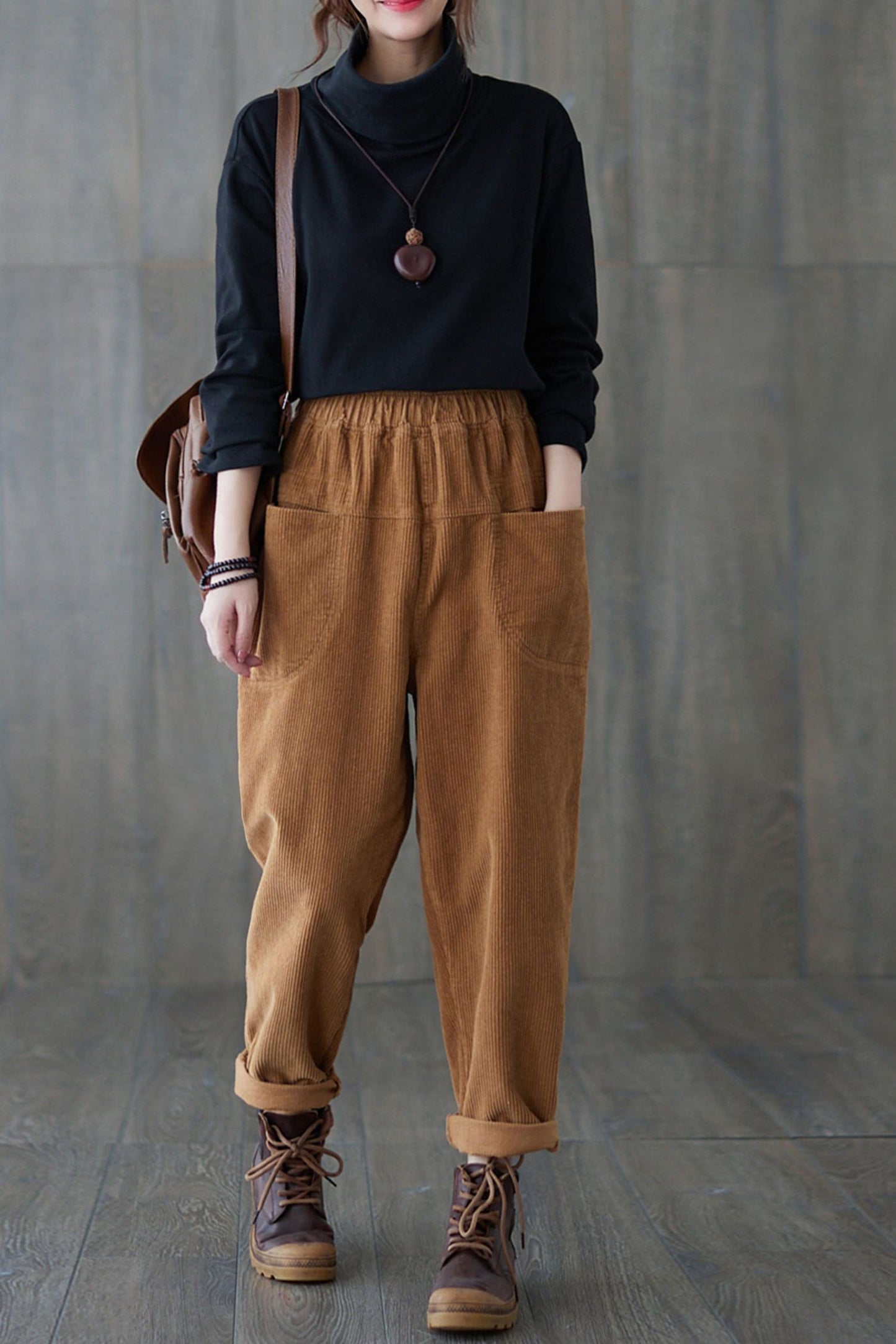 Autumn winter Casual Corduroy pants C1818-Size one size #CK2201806