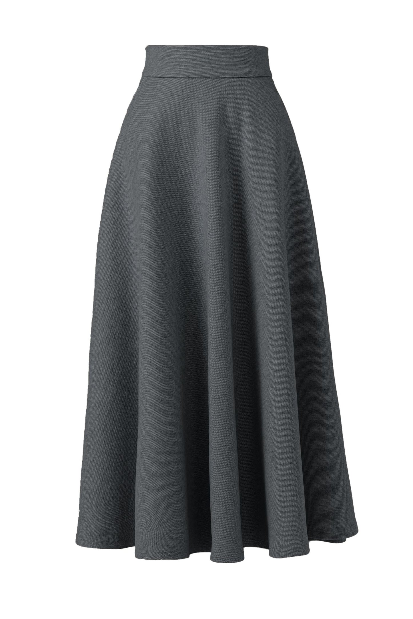 Maxi elegant winter wool skirt women C5274
