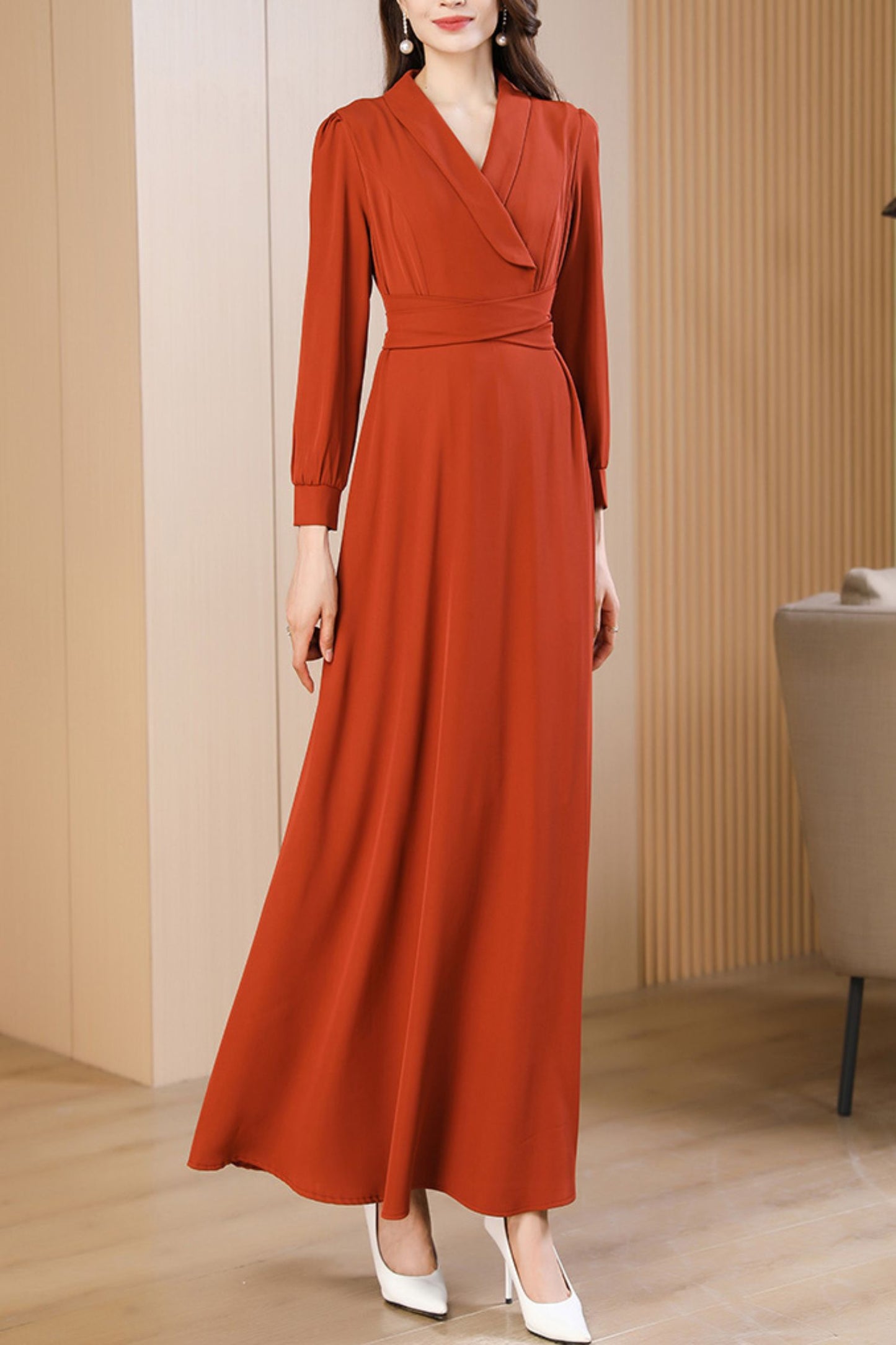 new summer long dress C4081