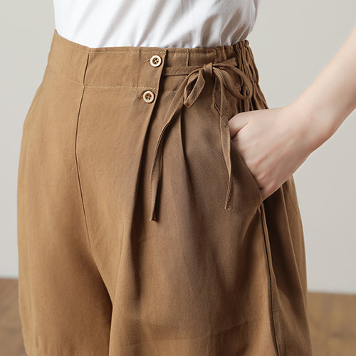 Summer Womens Brown Shorts C3232 #CK2300361