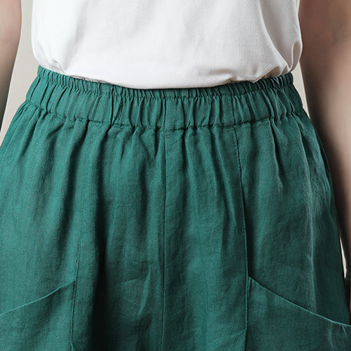 High Waisted Linen Shorts for Women C3233 - #CK2300364