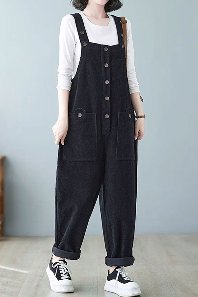 Winter Casual Jumpsuit, Baggy Overalls C3802