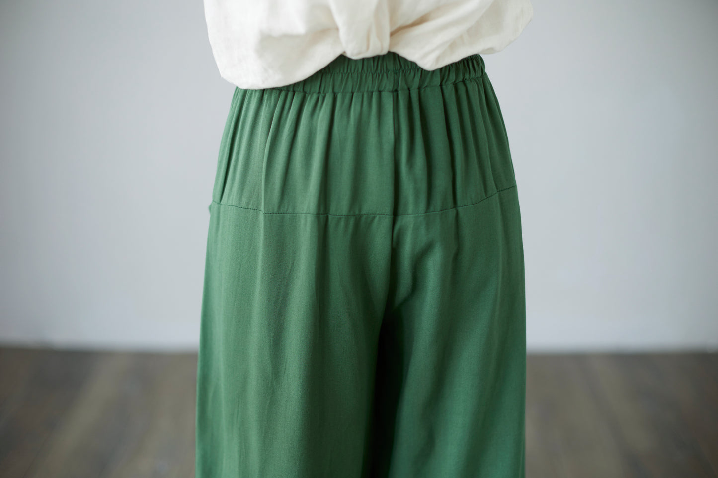 Casual Trouser Cropped Wide Leg Pants c2287