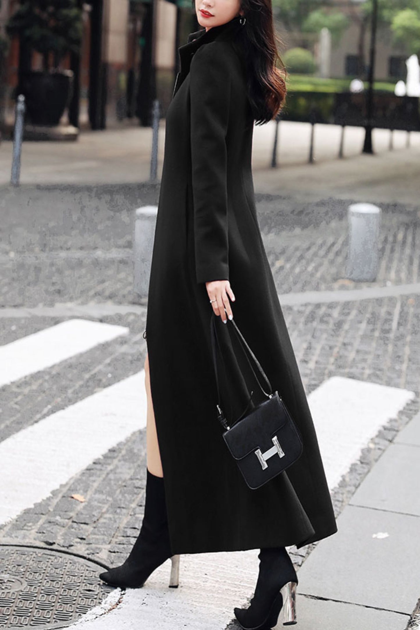 Women's Autumn and winter wool coat C4245