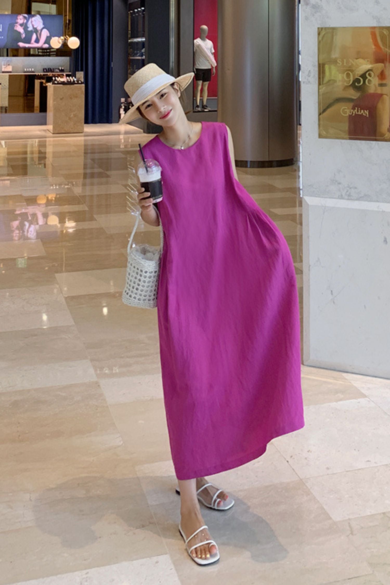purple vest dress Yanzi New Chinese Purple Jacquard Vest Cheongsam Engagement Morning Gown Dress