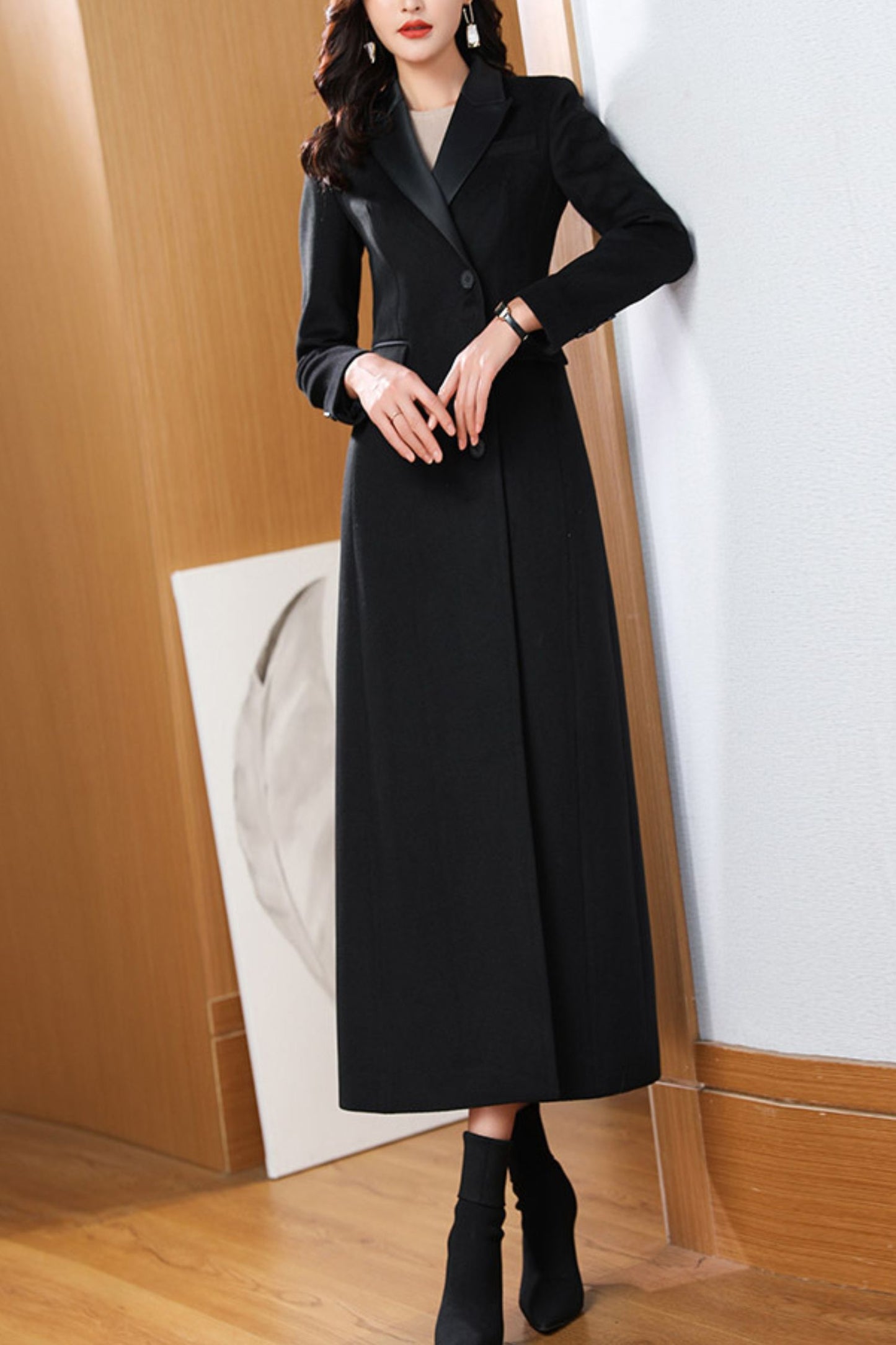 Women's Autumn and winter wool coat C4248