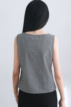 Load image into Gallery viewer, Linen Sleeveless Tank Summer top C2669
