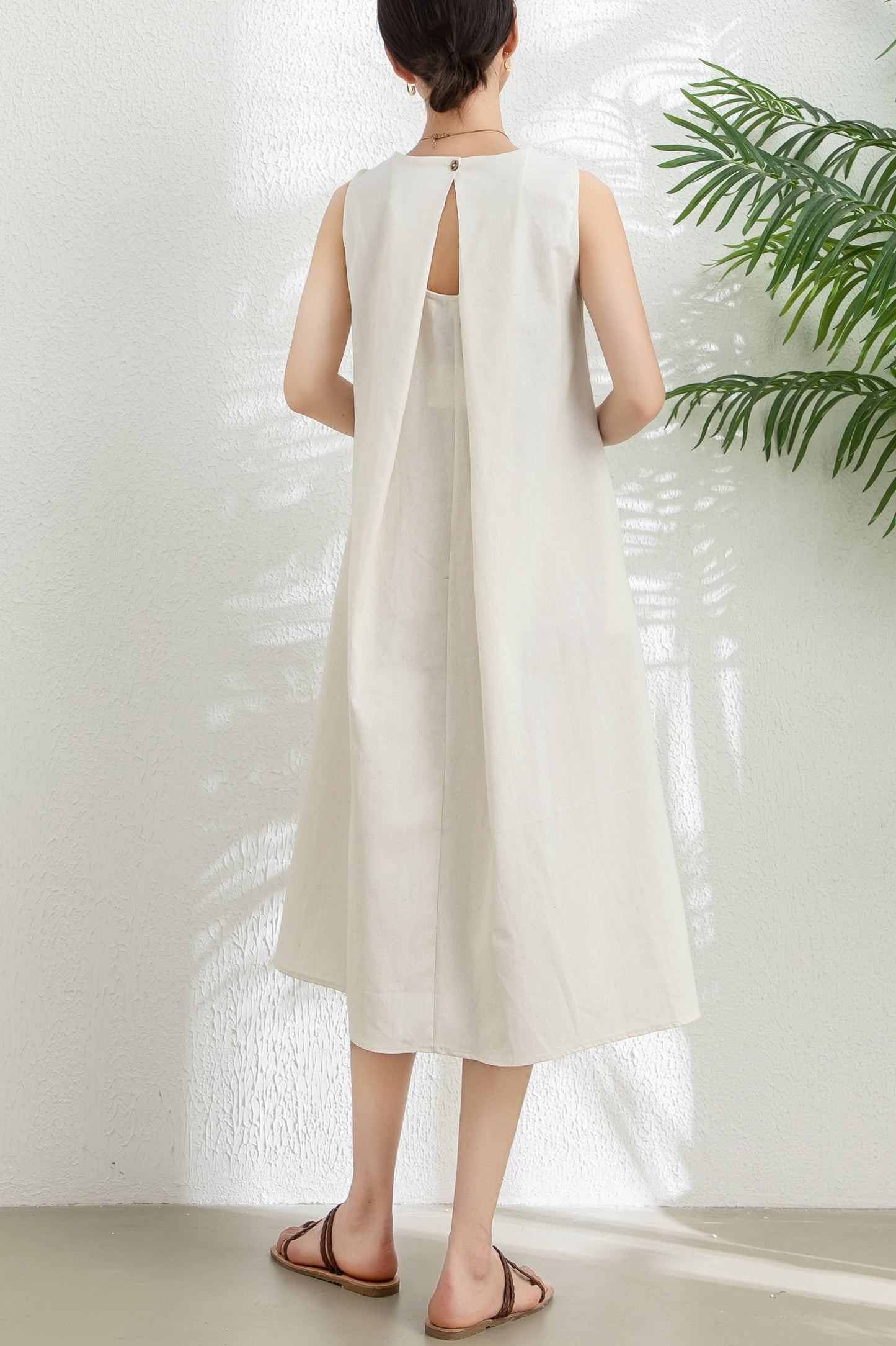 Women's Summer Long Sleeveless Dress C3299