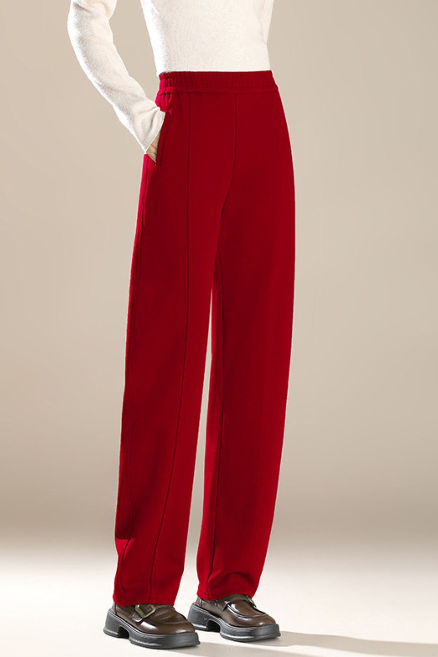 Loose fitting long autumn pants c5093