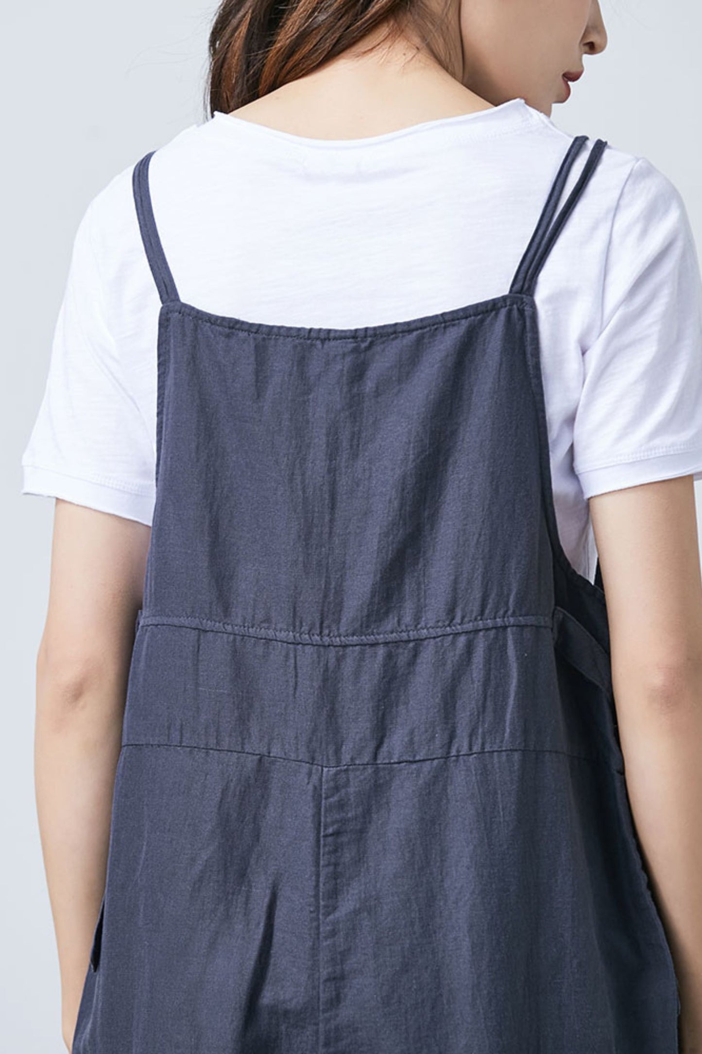 Women Casual Loose Linen Jumpsuits C1690
