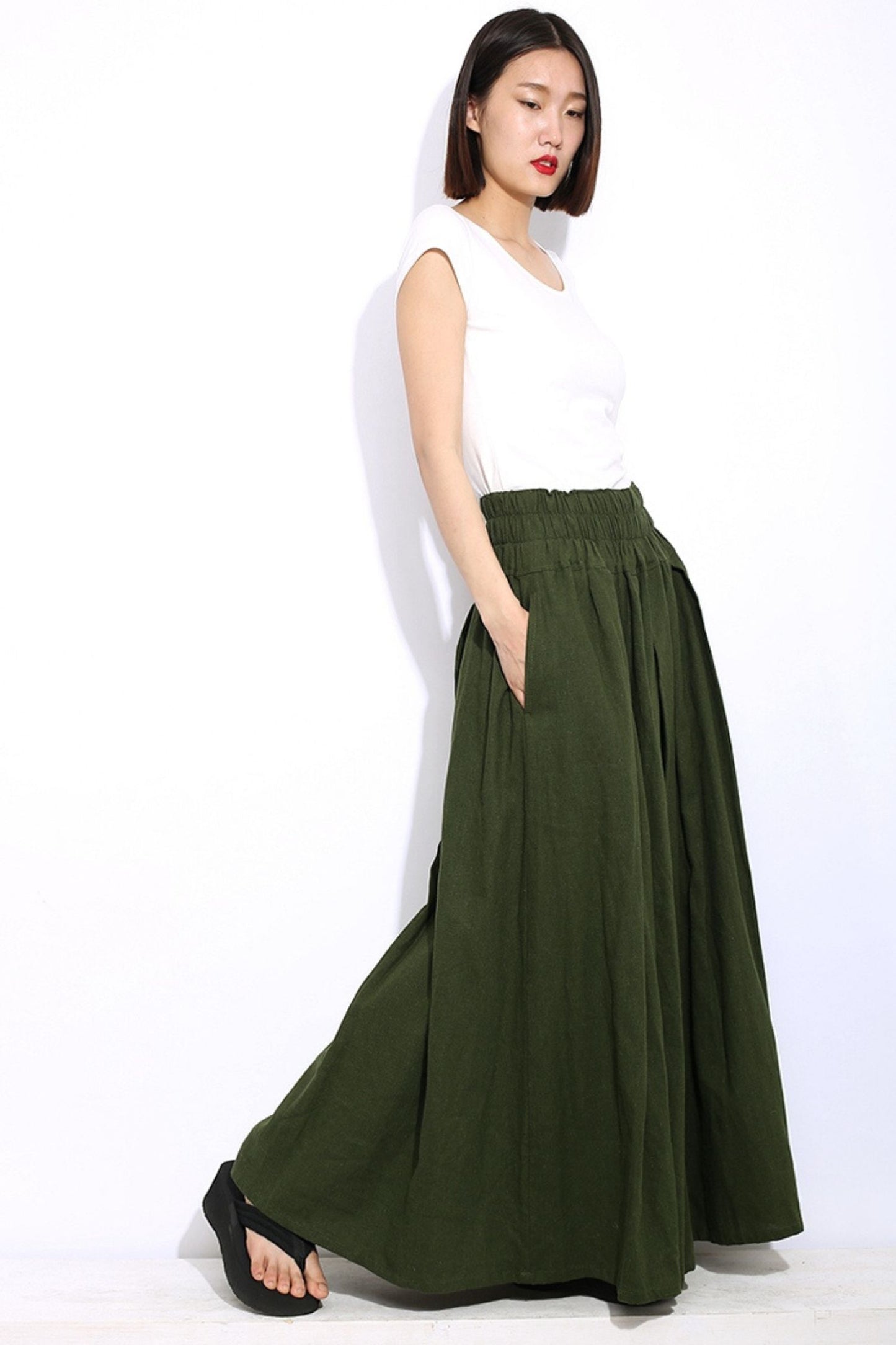Casual Long Maxi skirt C328