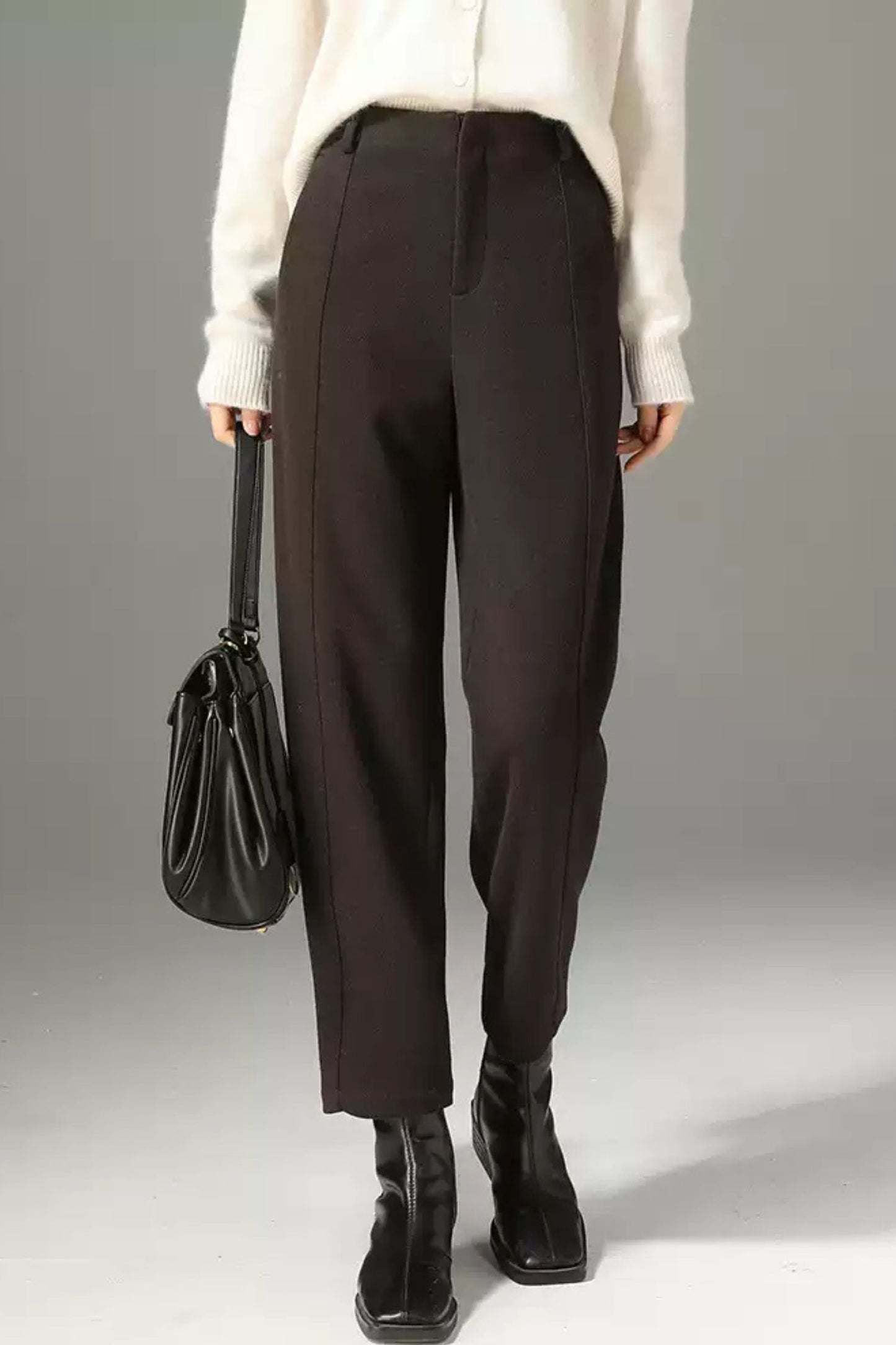 Winter wool womens office pants c5096