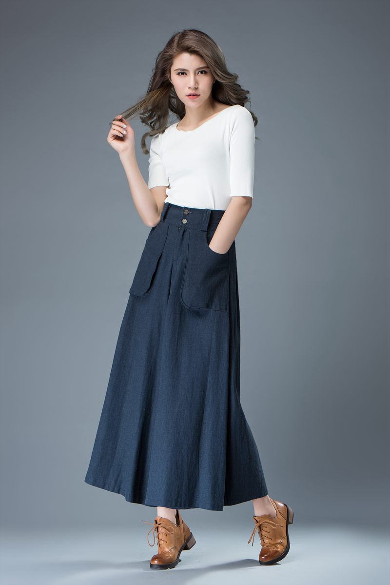 Wide leg pants, Linen pants, Palazzo pants C837