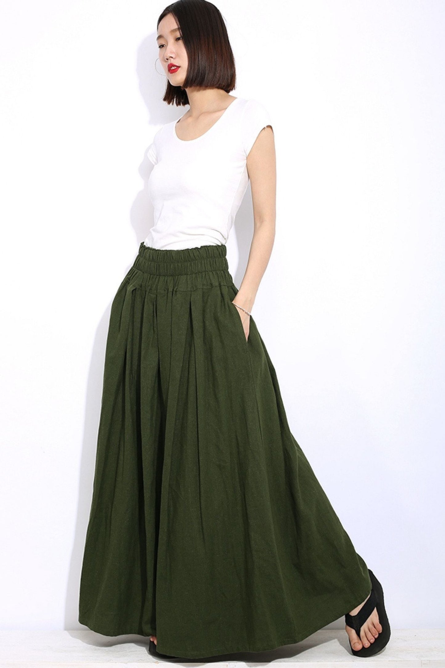 Casual Long Maxi skirt C328