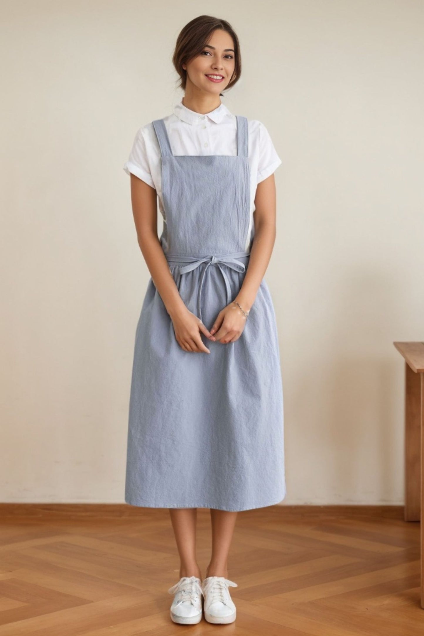 Cooking Apron Dress, A-line Dress C4627