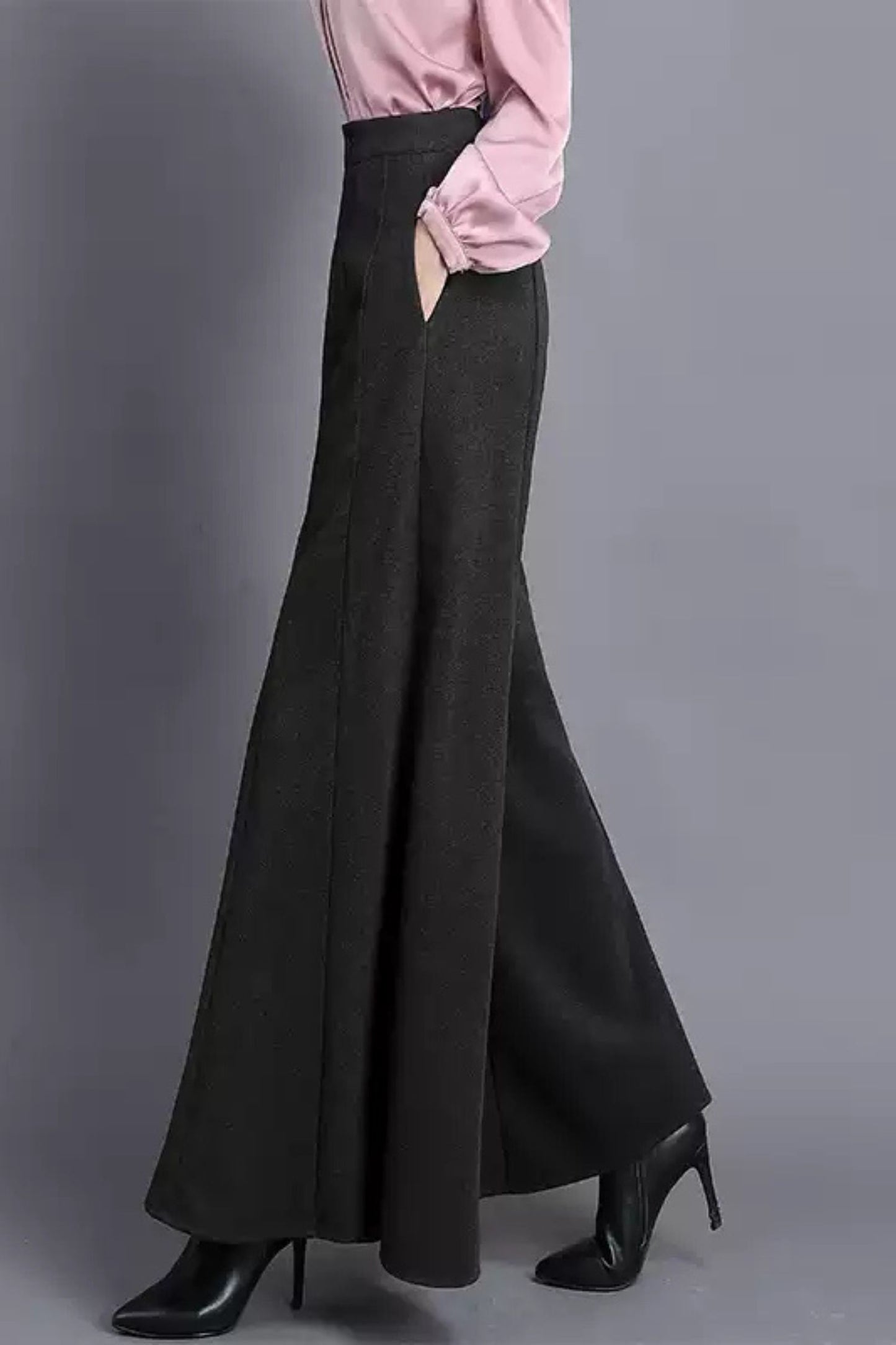 Plus size long womens pants c5089