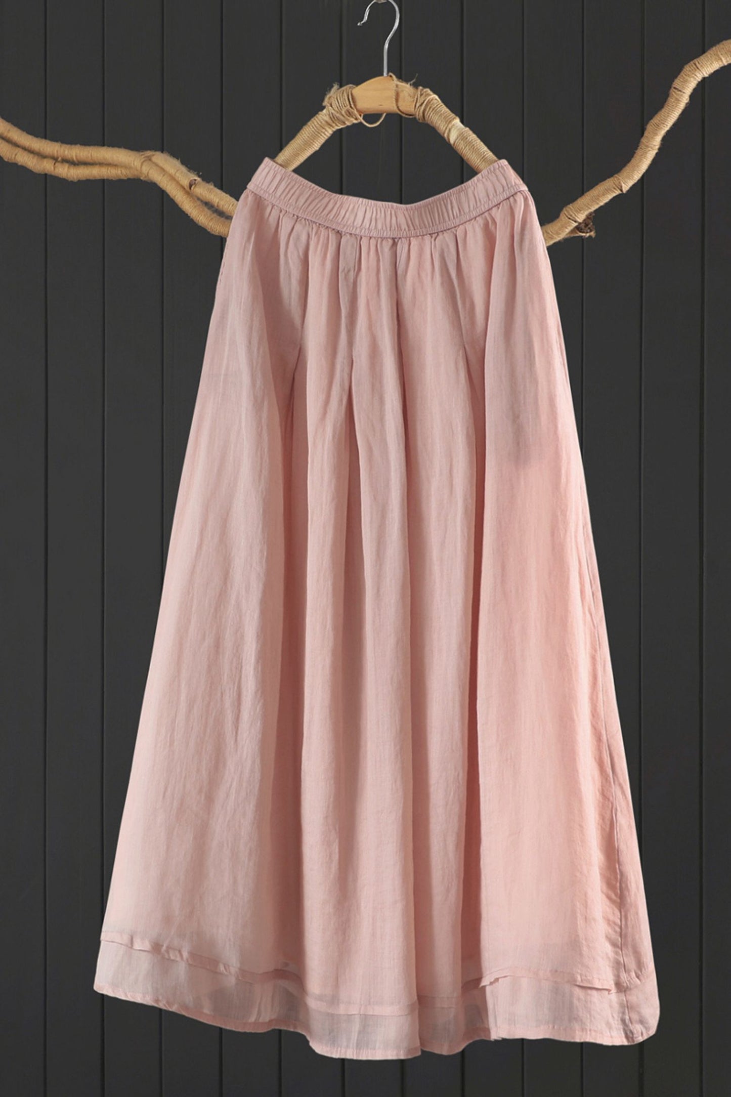 summer loose a-line long skirt L0621