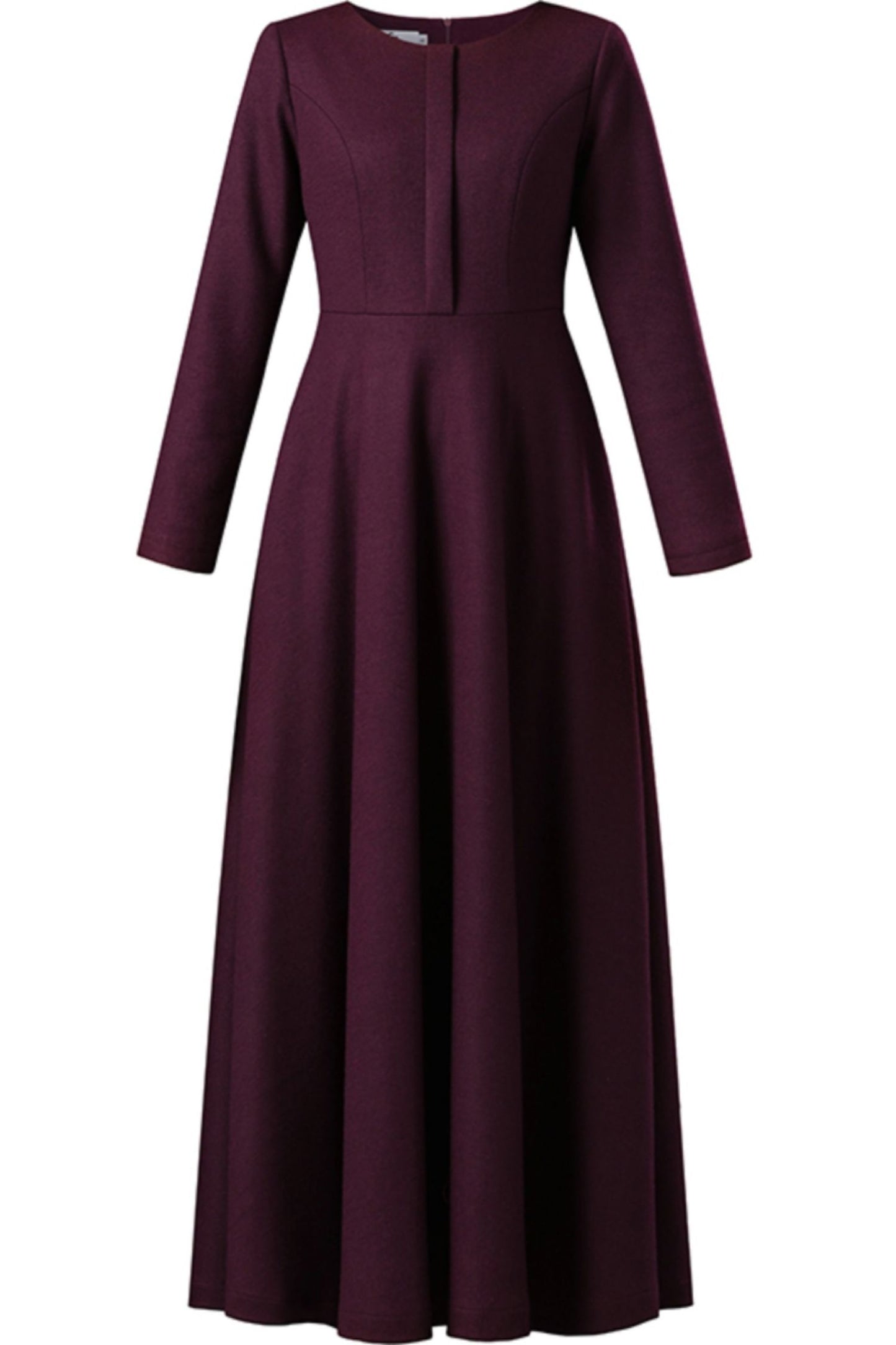 Women Vintage inspired Wool Dress C4270