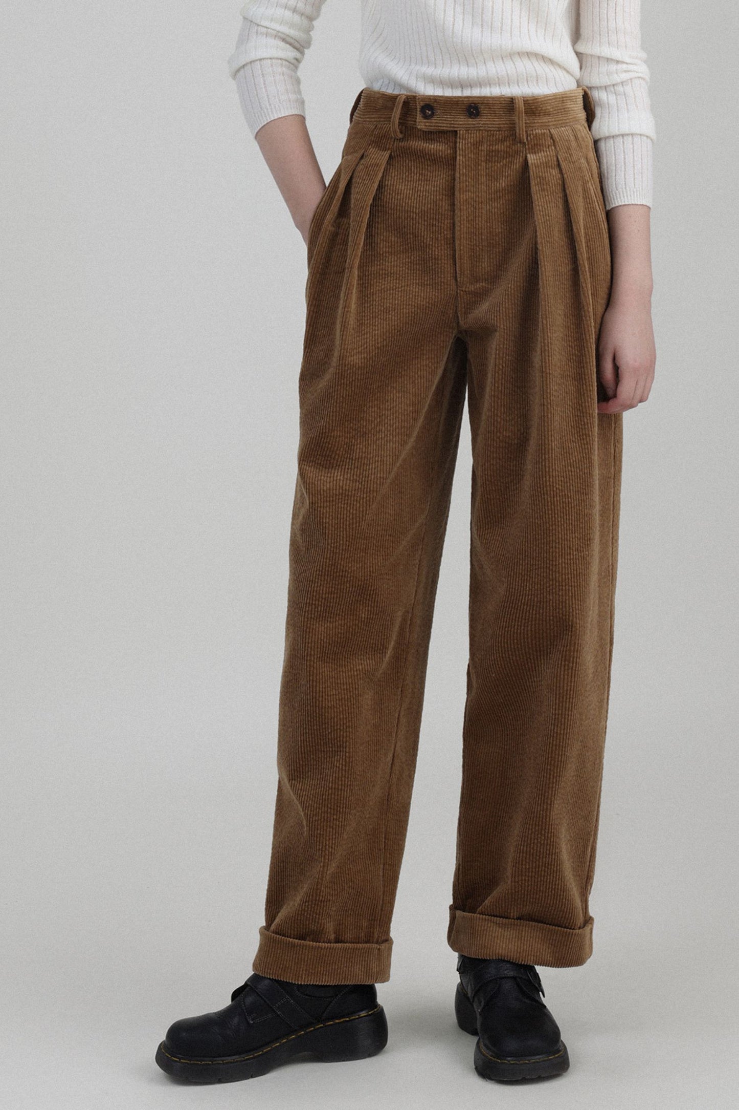 Corduroy Womens Casual Autumn/winter Pants TT0190