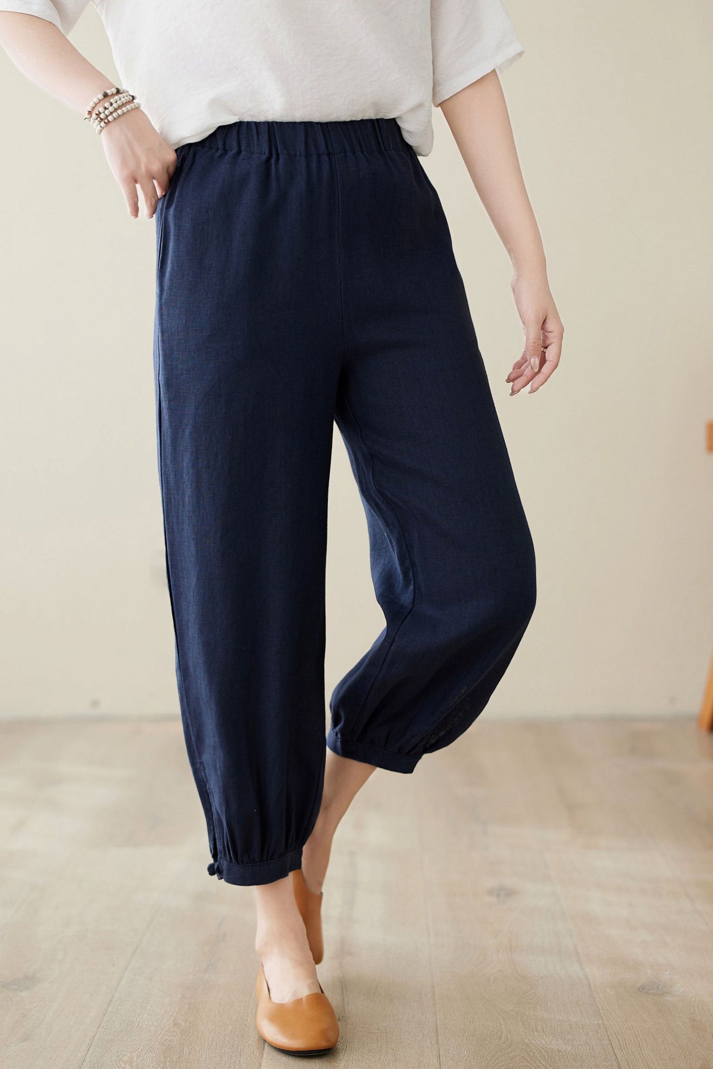 Women's Casual Loose linen pants C3970
