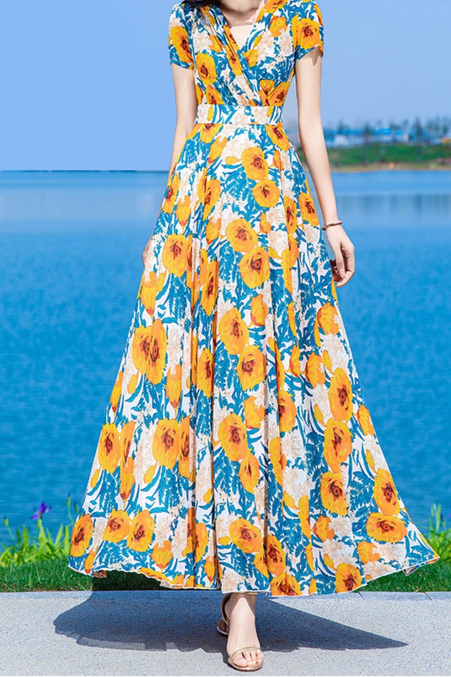 Floral dress women C4022