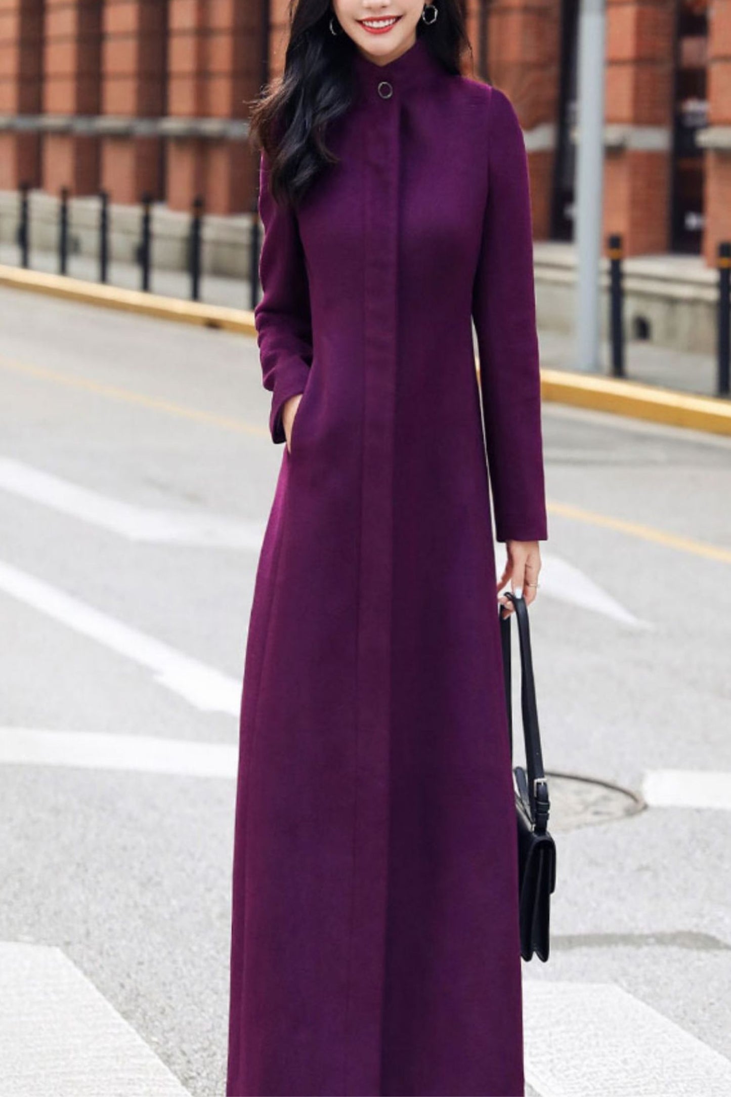 Women's Autumn and winter wool coat C4244