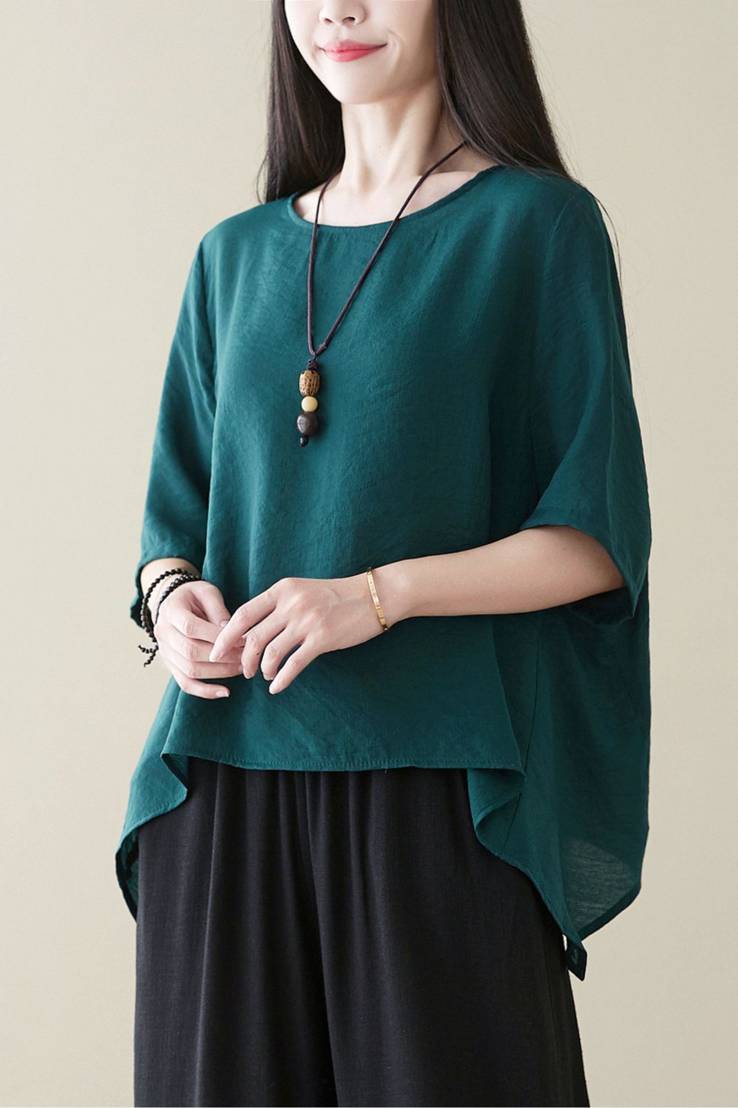 Short sleeve Vintage blouse C3963