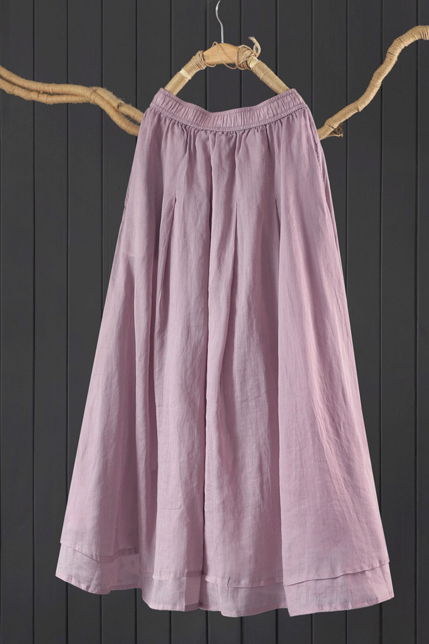 summer loose a-line long skirt L0621