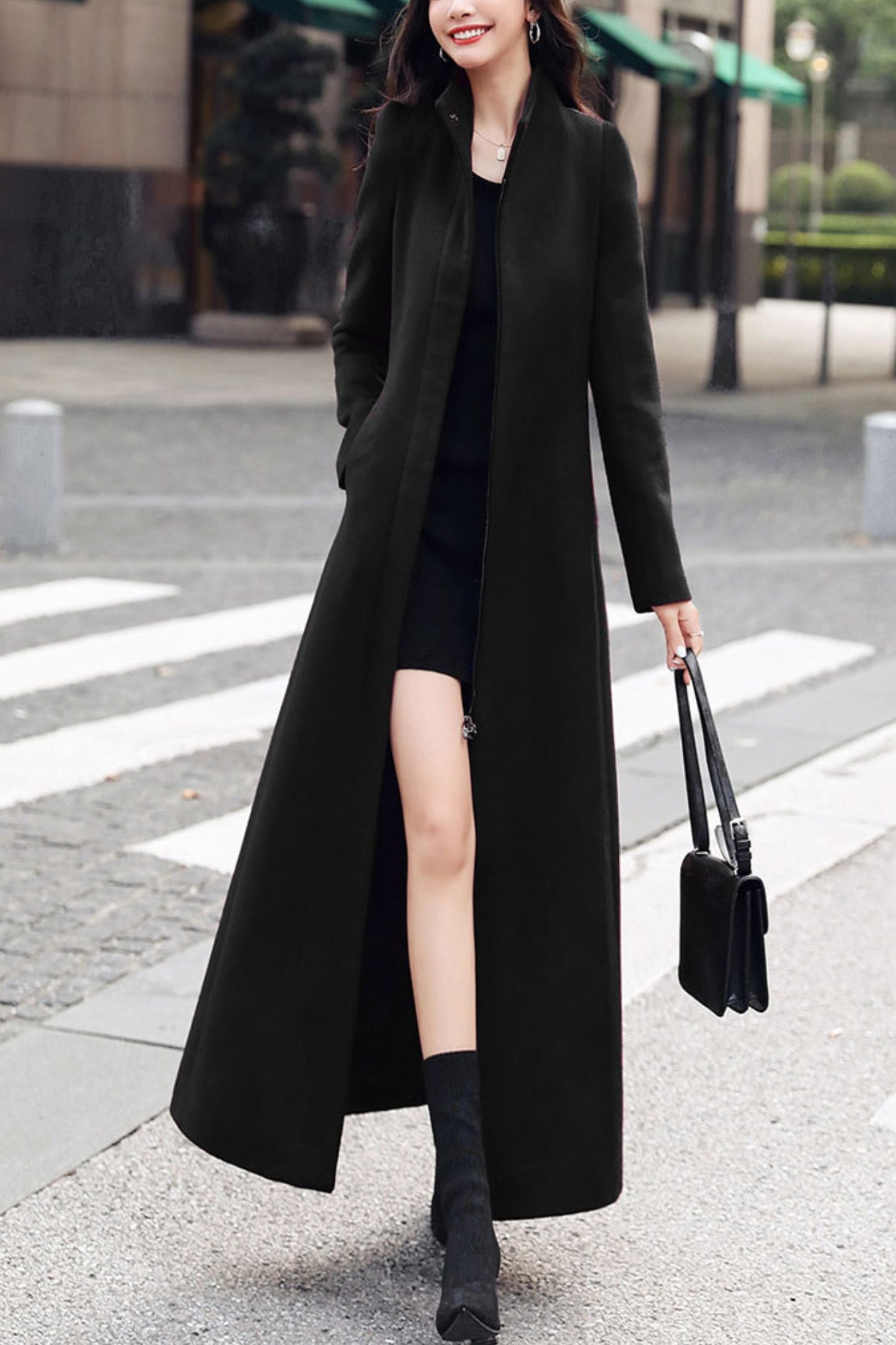 Women's Autumn and winter wool coat C4245