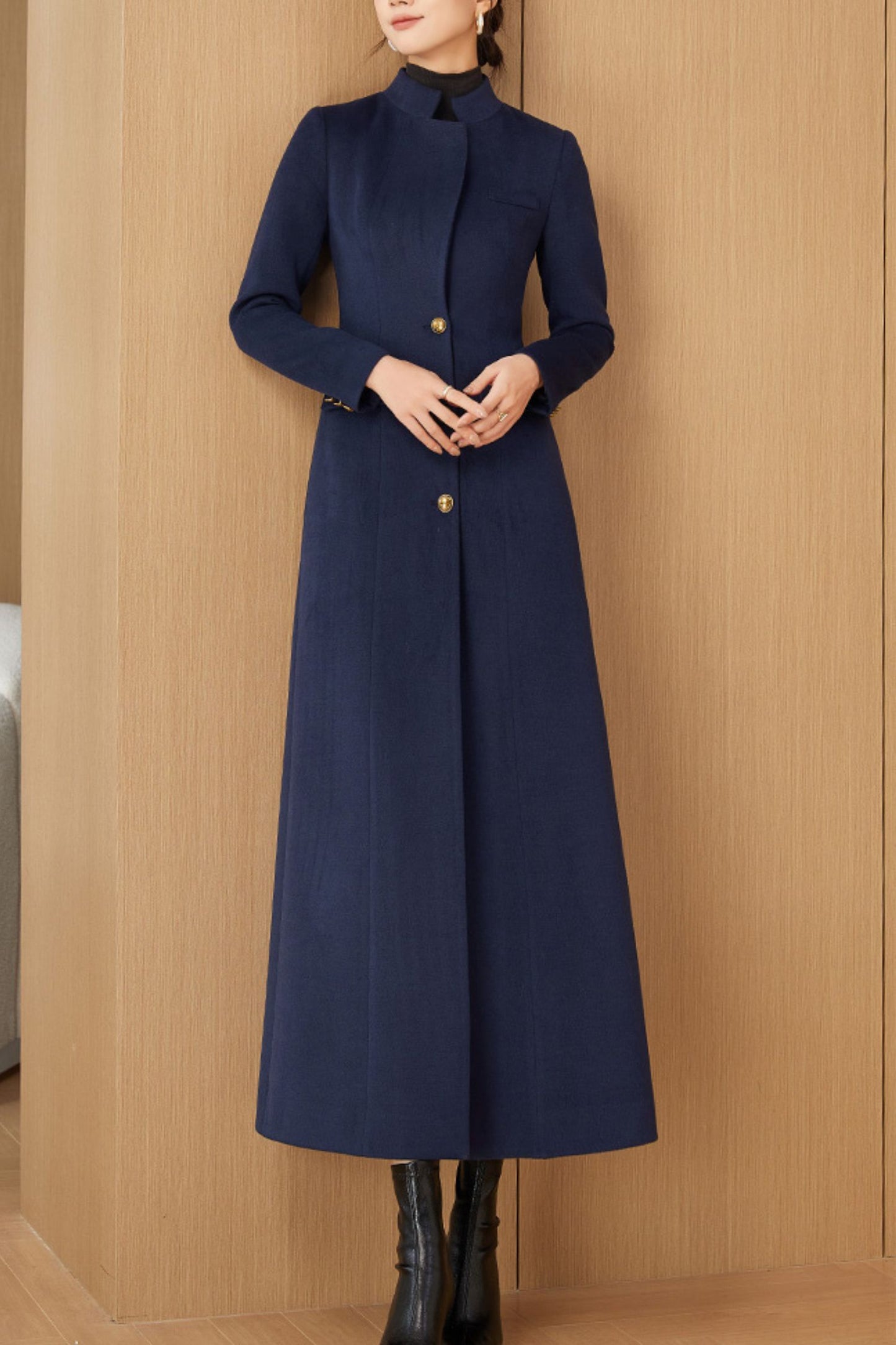 Women's Autumn and winter wool coat C4246