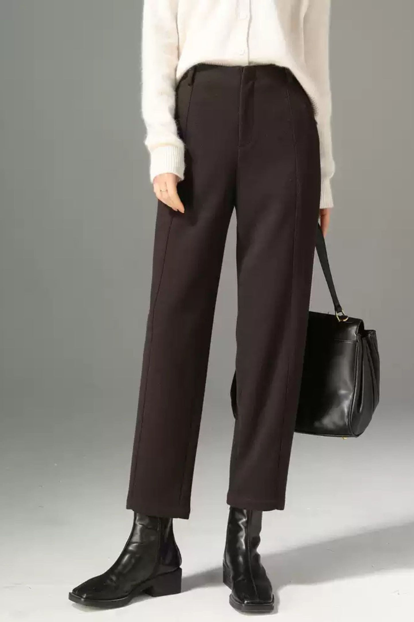 Winter wool womens office pants c5096