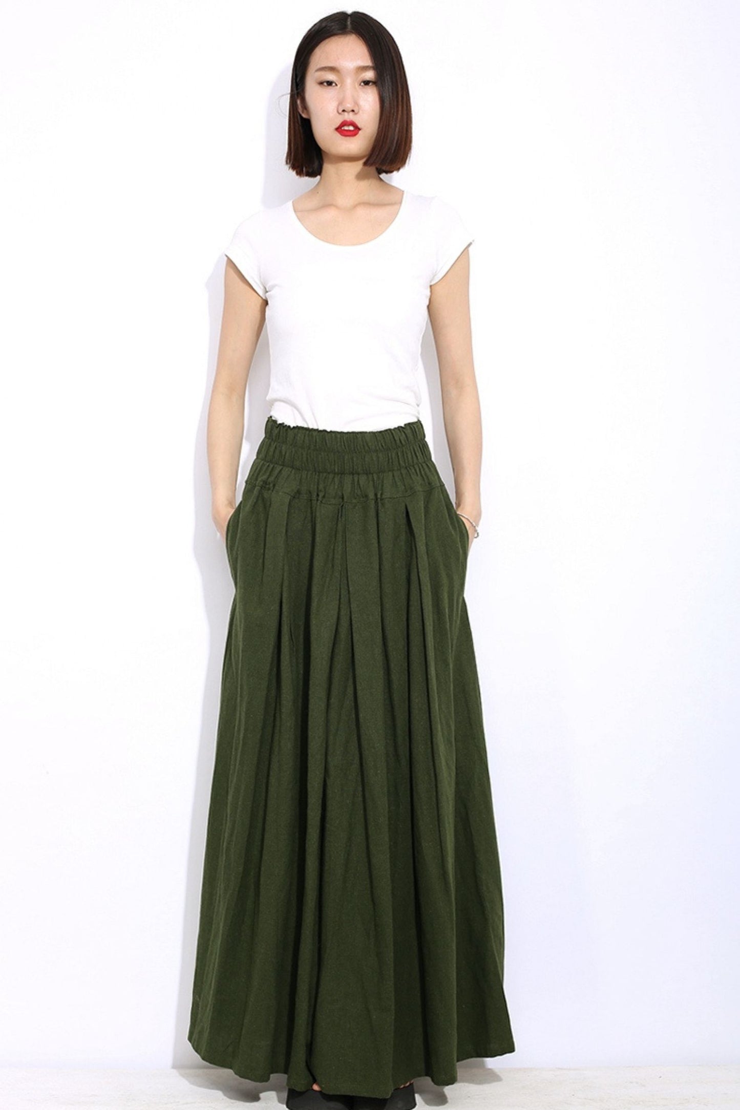 Casual Long Maxi skirt C328
